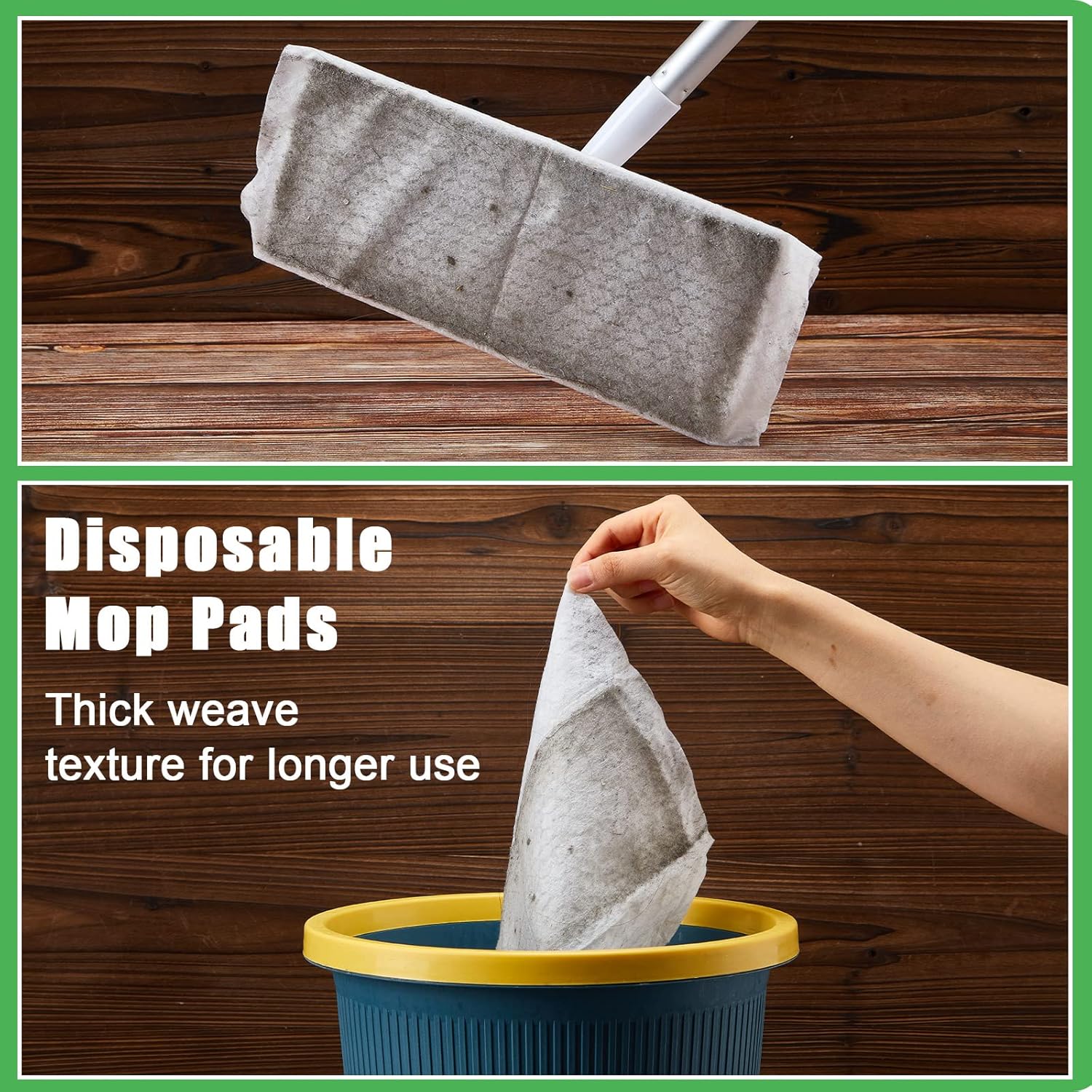 Zubebe 600 Pcs Dry Mop Pad Refills for Floor Cleaning