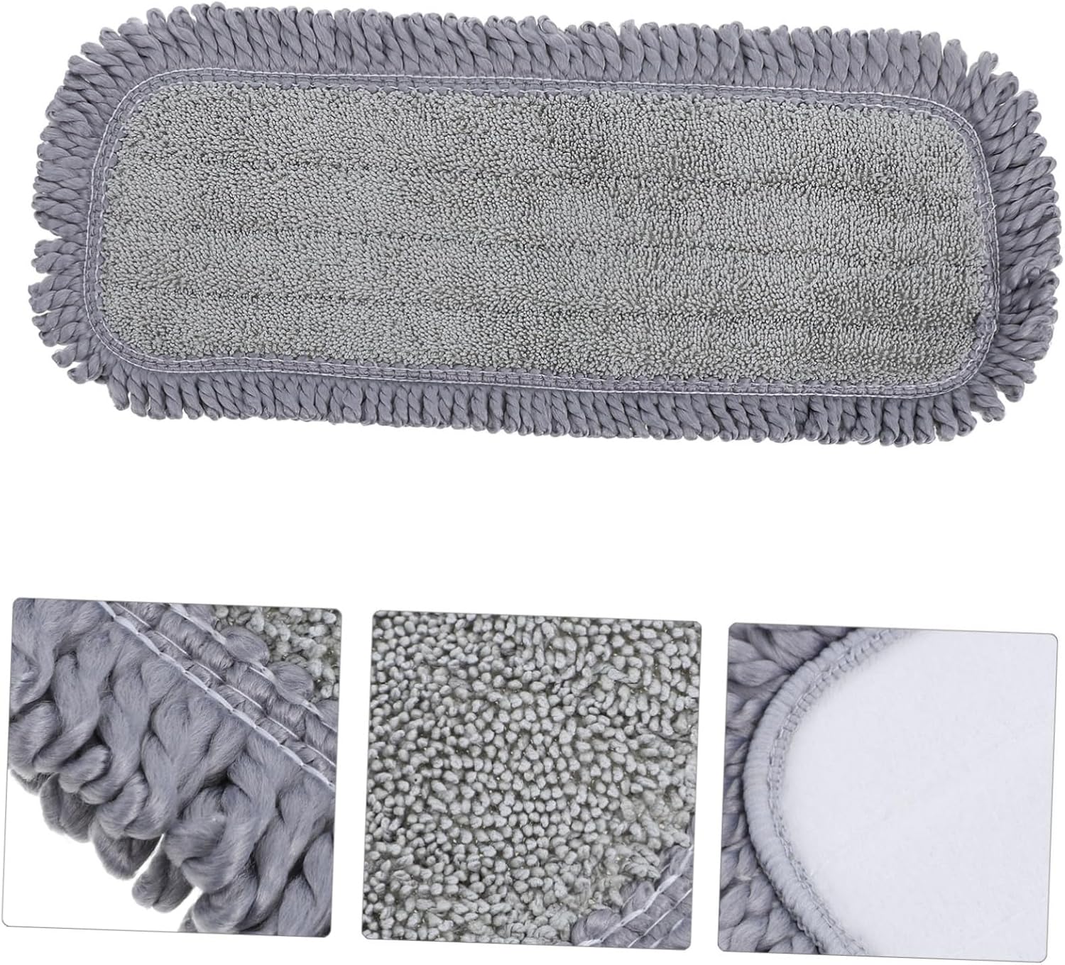 2pcs Microfiber Mop Pads Reusable for Floor Cleaning