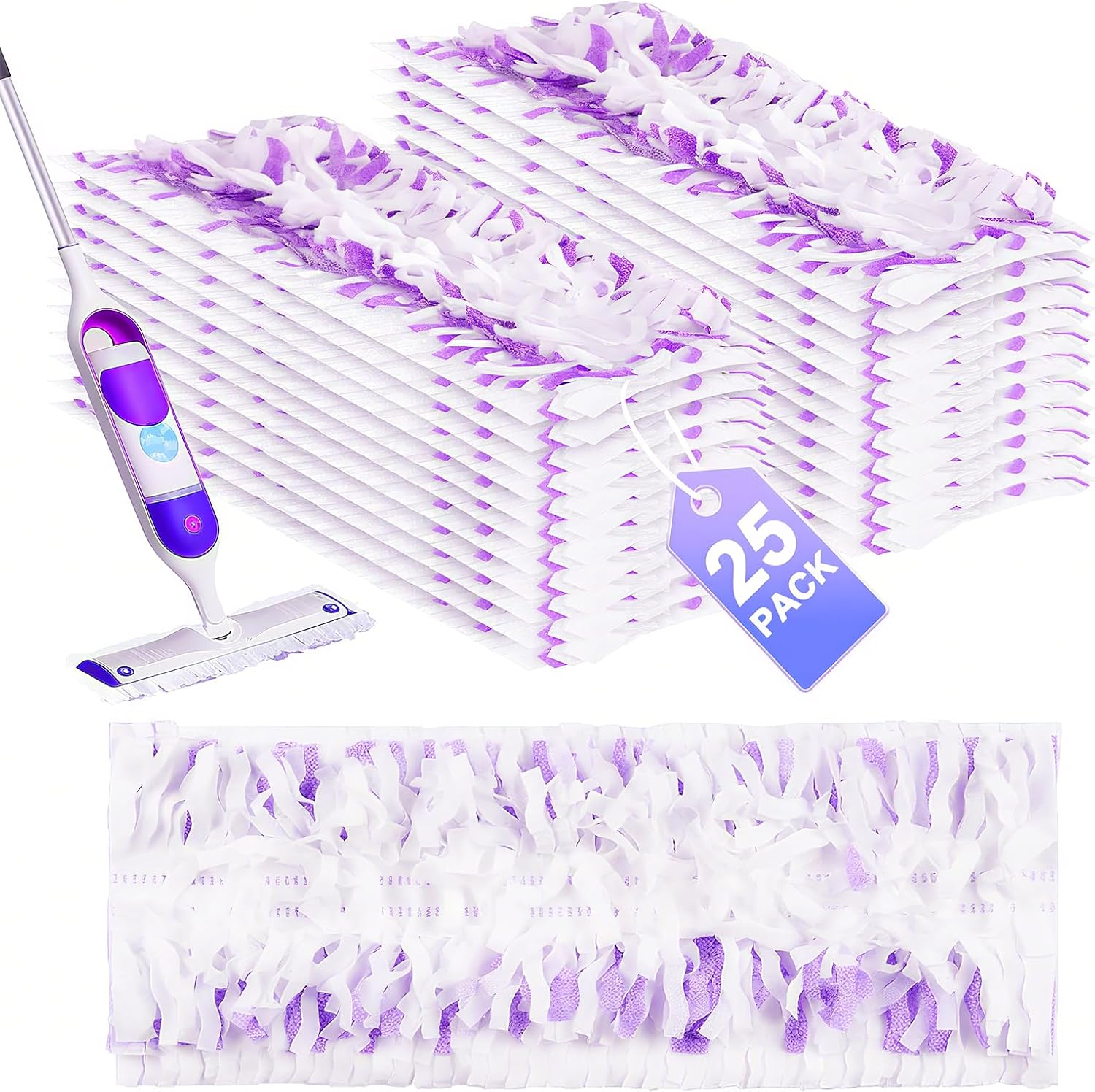 Kamitaly 25 Count Swiffer Power Mop Refill Pads