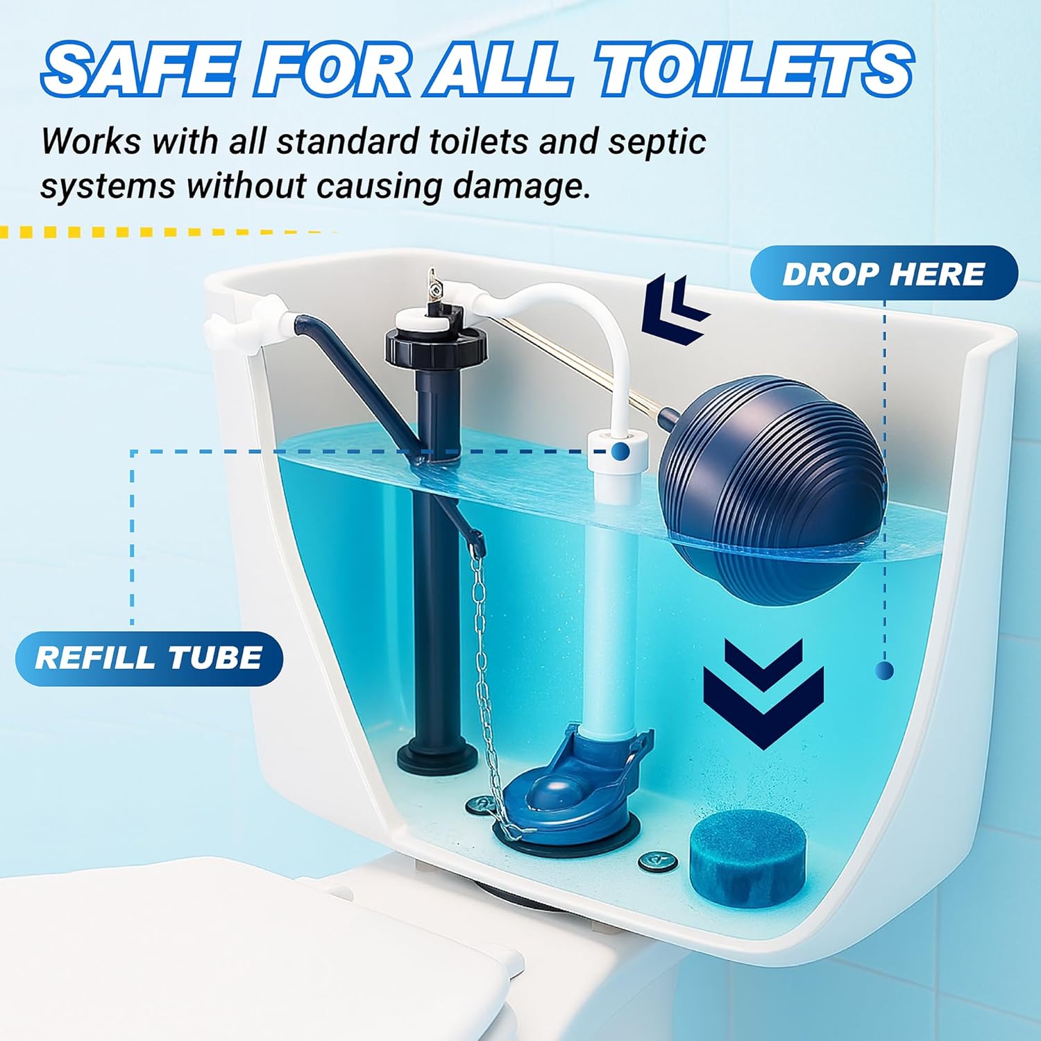 Shinefy Automatic Toilet Cleaner Tablets - 20 Tabs