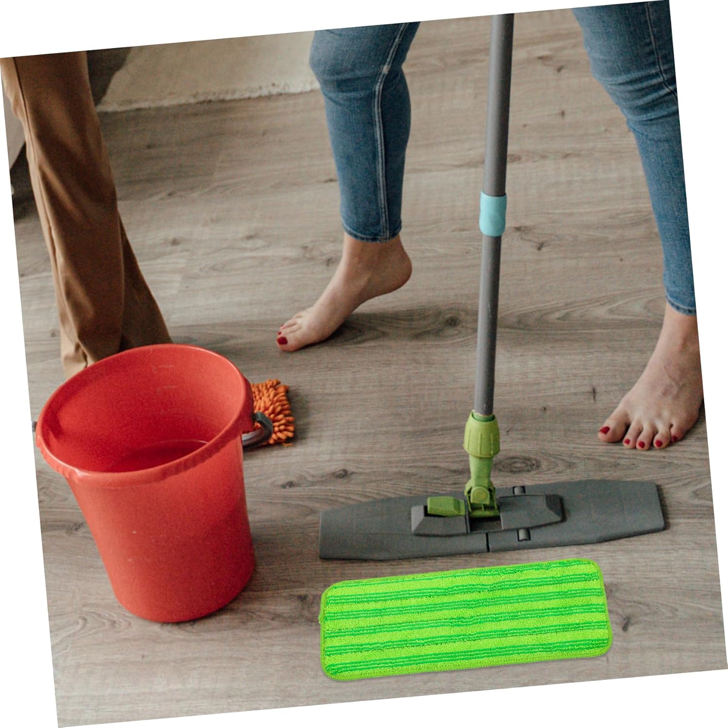 Minkissy 3pcs Microfiber Mop Pad Refills