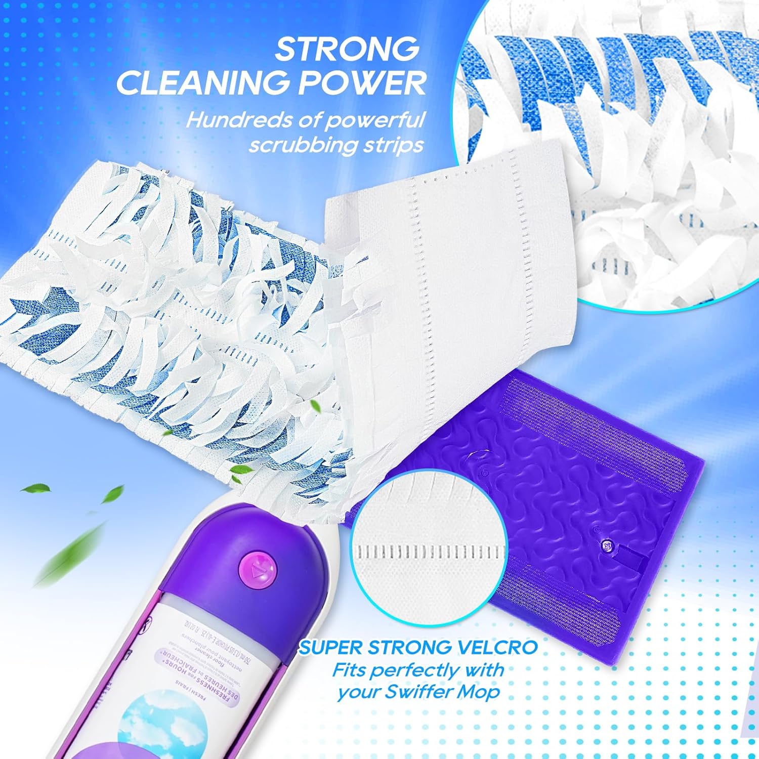 YagoDago 20 Pack Power Mop Replacement Pads