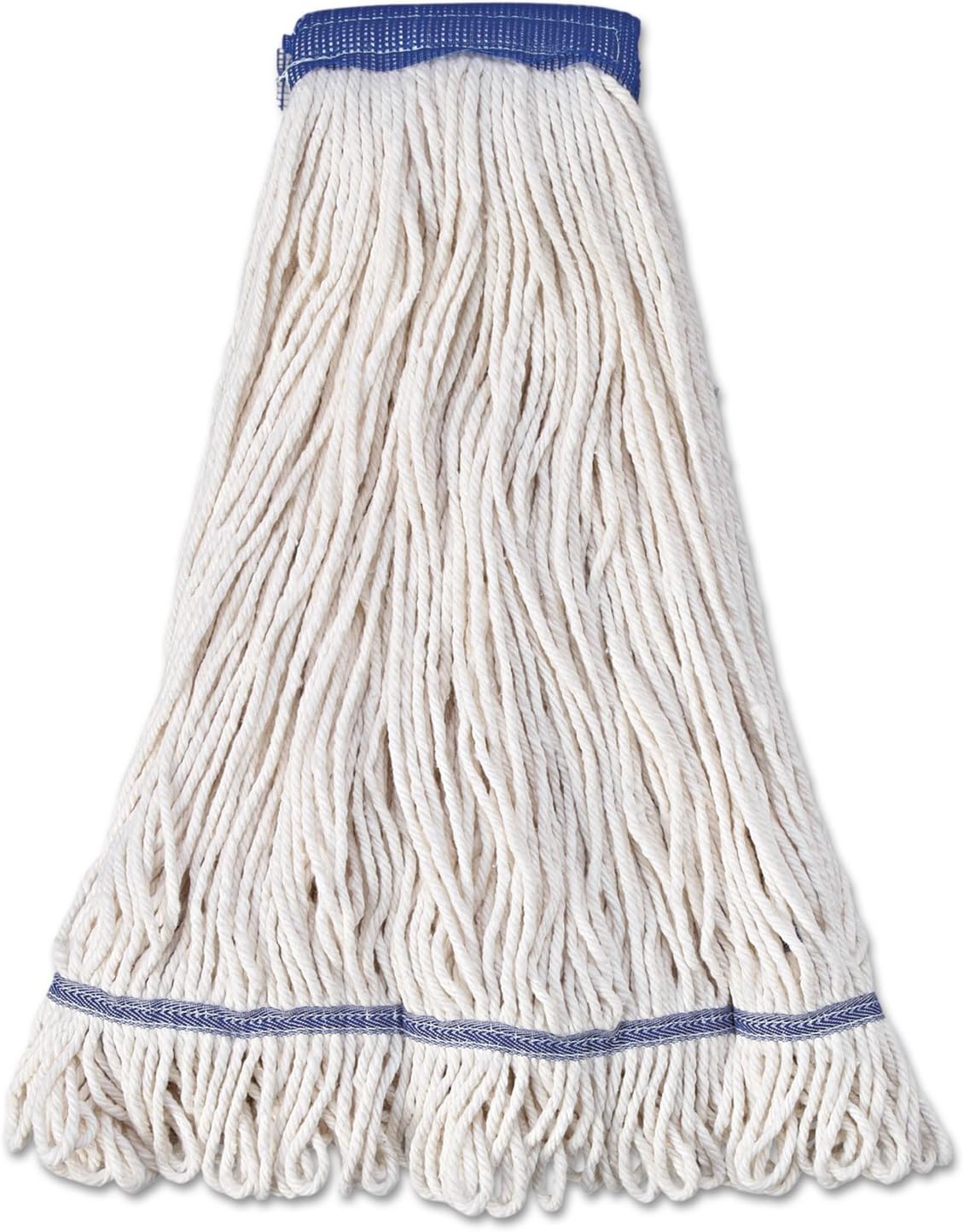 Boardwalk BWK504WH 5 in Super Loop Wet Mop Head - X-Large White