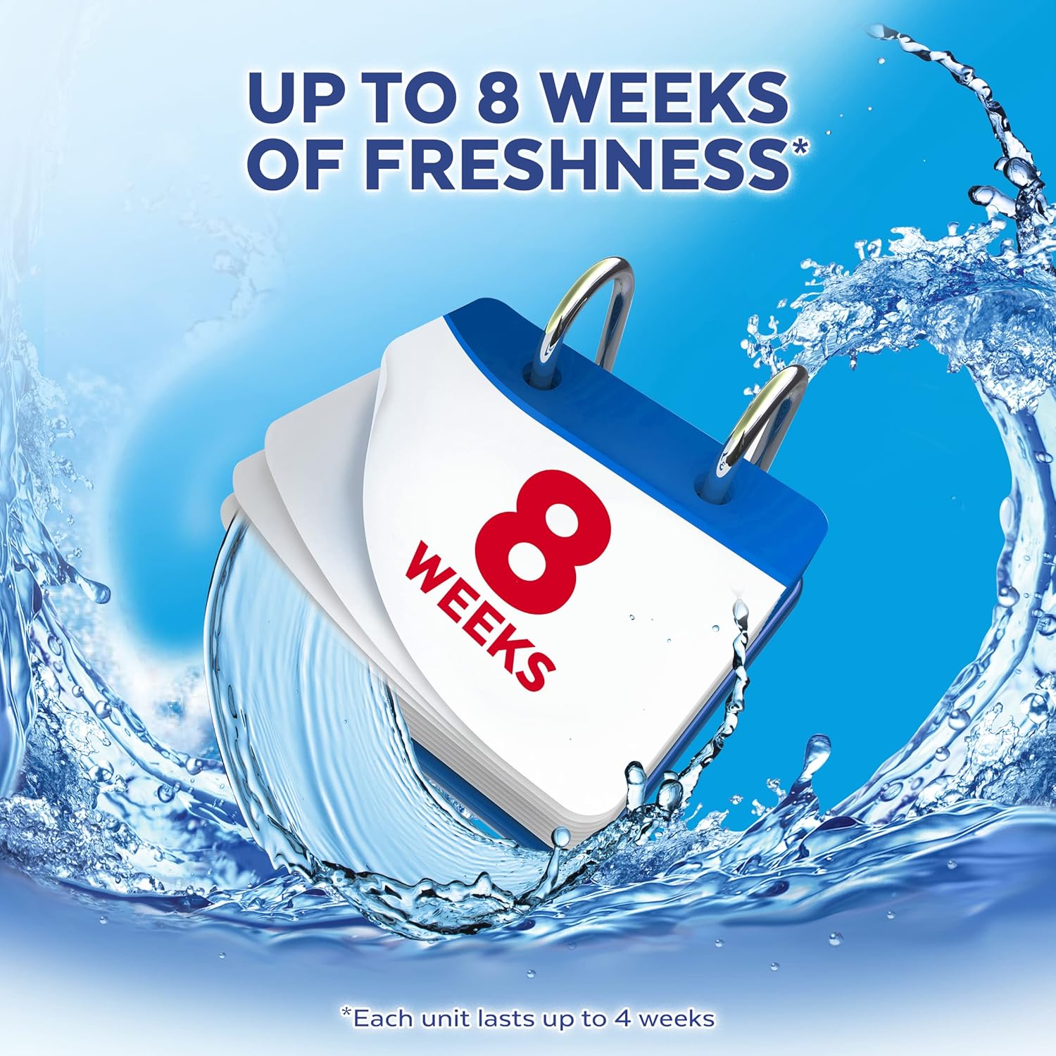 Lysol Automatic Toilet Cleaner 8 Weeks Supply Ocean Fresh Scent