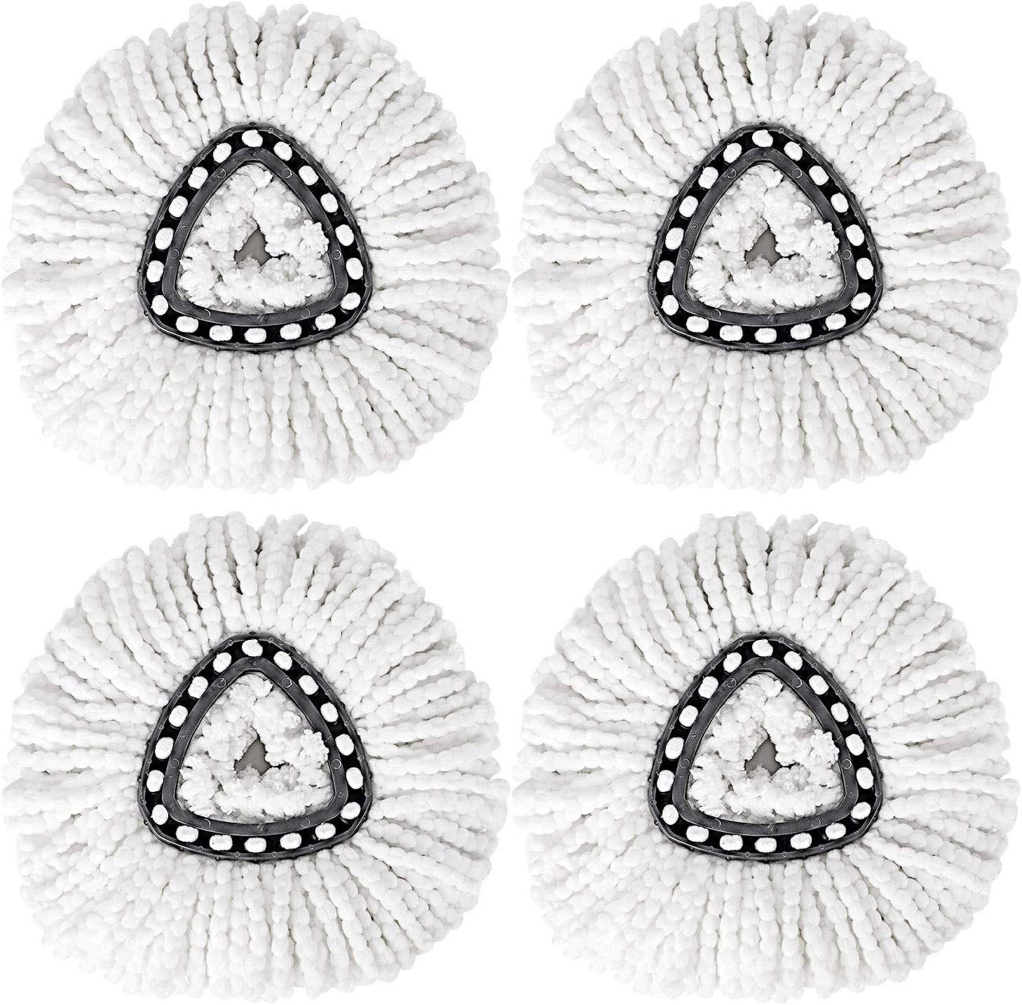 StrengthMix Spin Mop Refill Heads 4-Pack Machine Washable