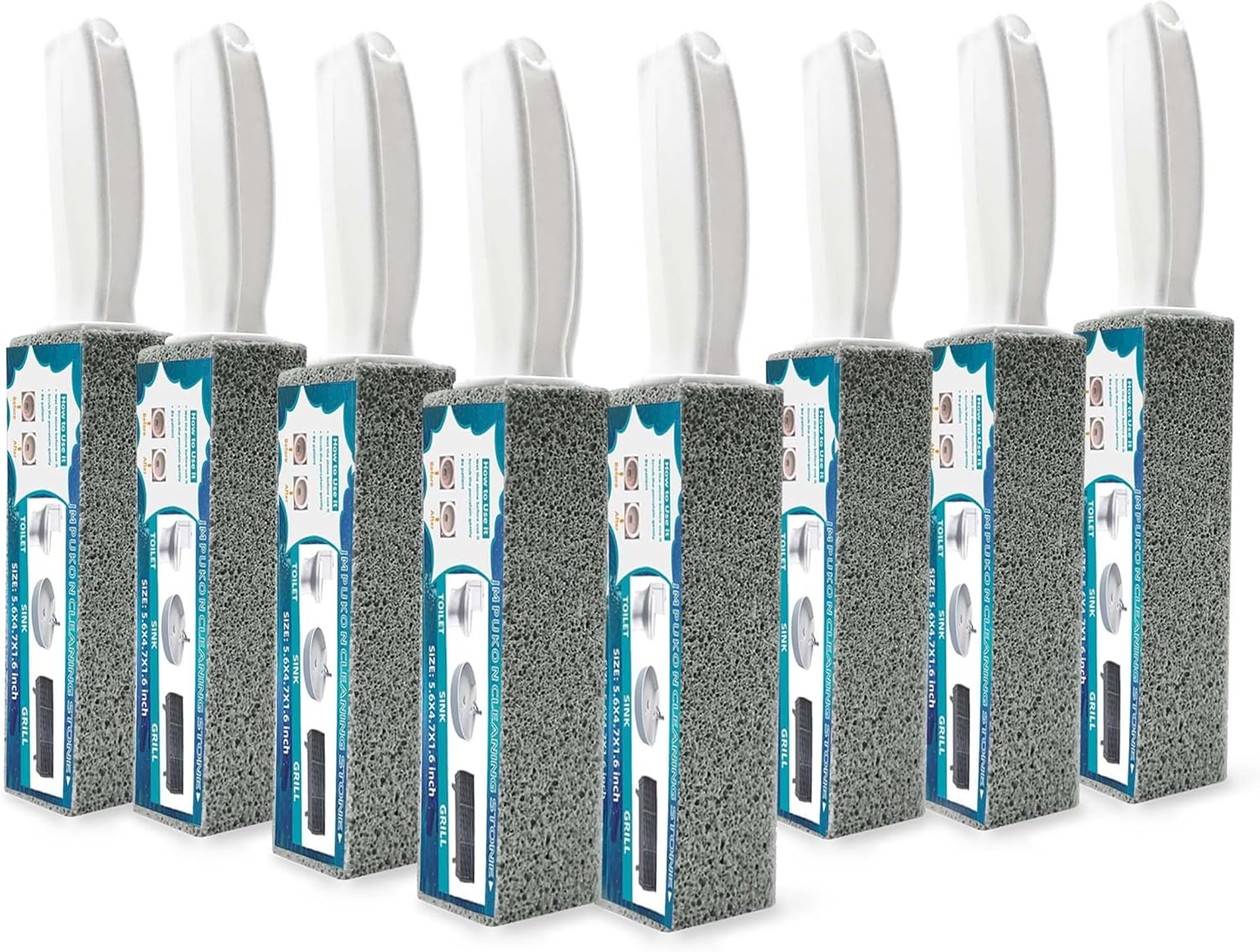 Totoship Pumice Stone Toilet Cleaner 8 Pack 1