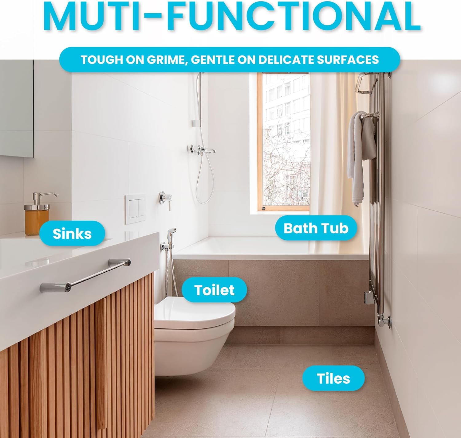 Simple Life Pumice Stone Toilet Cleaner 4 Pack