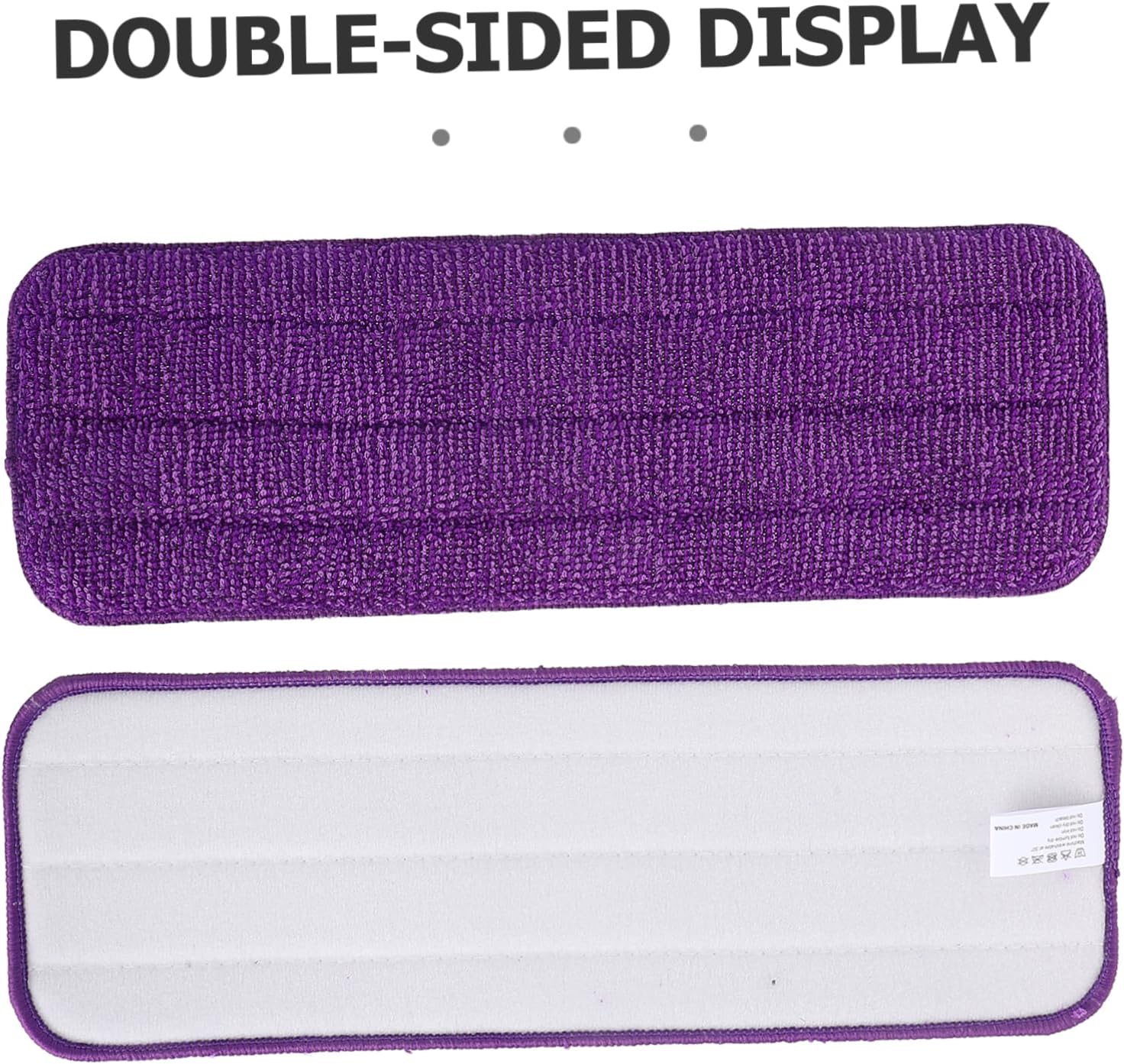 2PCS Microfiber Mop Head Replacement for Efficient Floor Cleaning