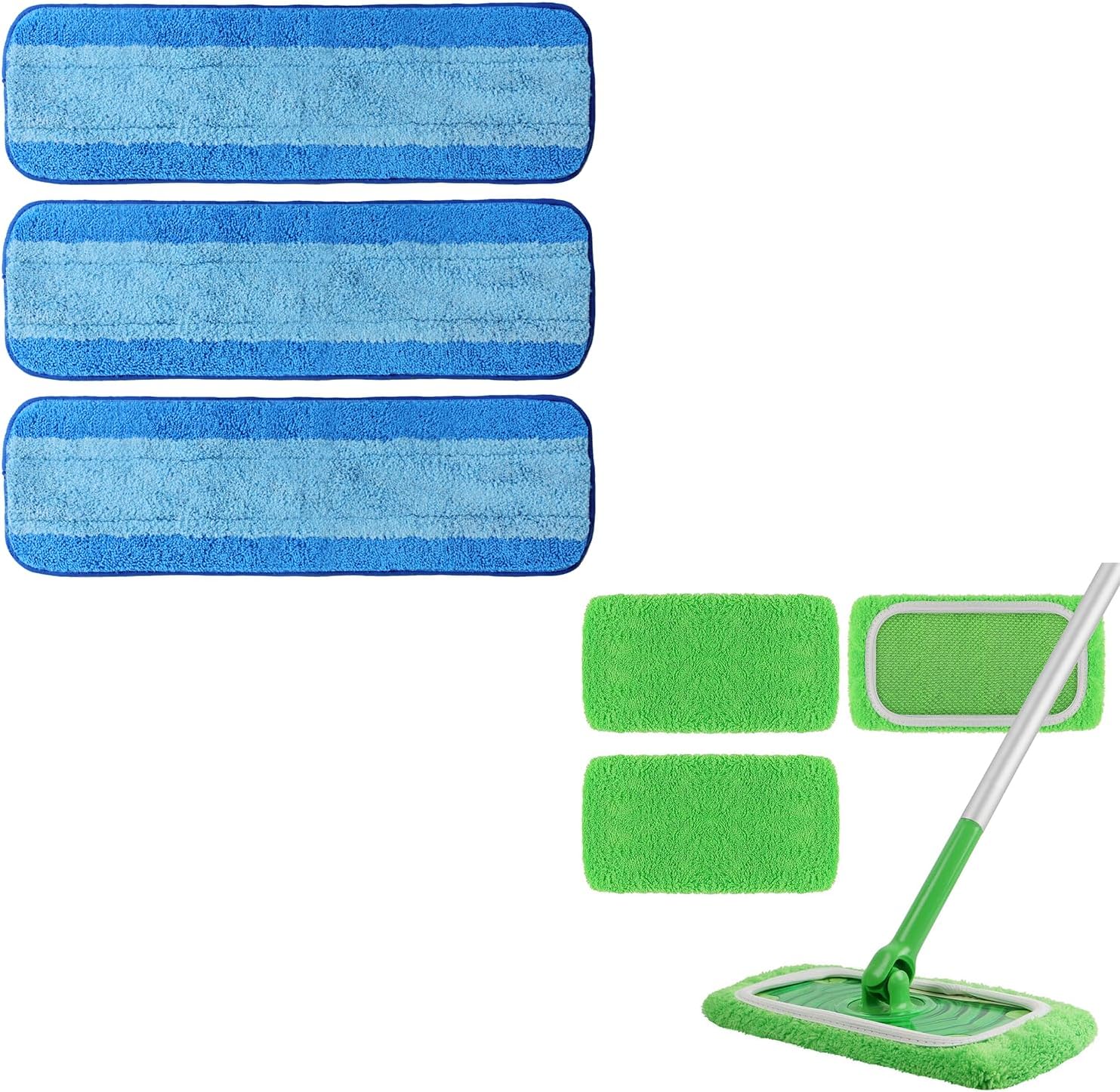 AmaVins 6 Pack Microfiber Mop Pads for Bona Swiffer 1