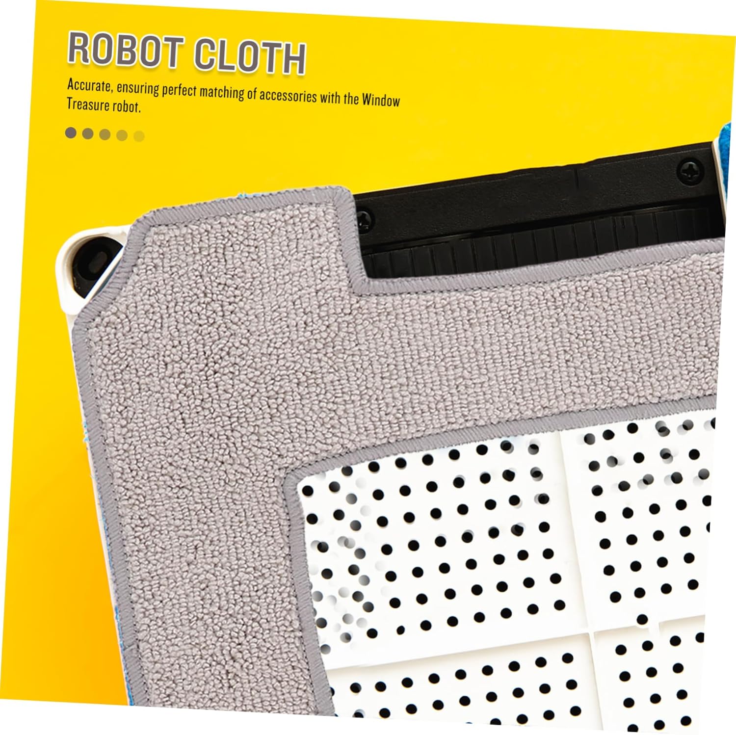 4Pcs Window Cleaning Mop Cloths for Robot Cleaner