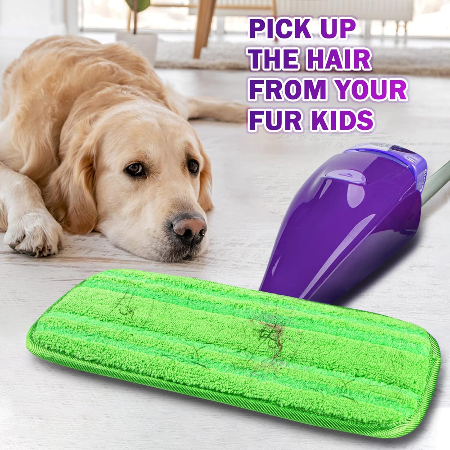 Orighty Reusable Mop Pads for Swiffer WetJet - Pack of 8