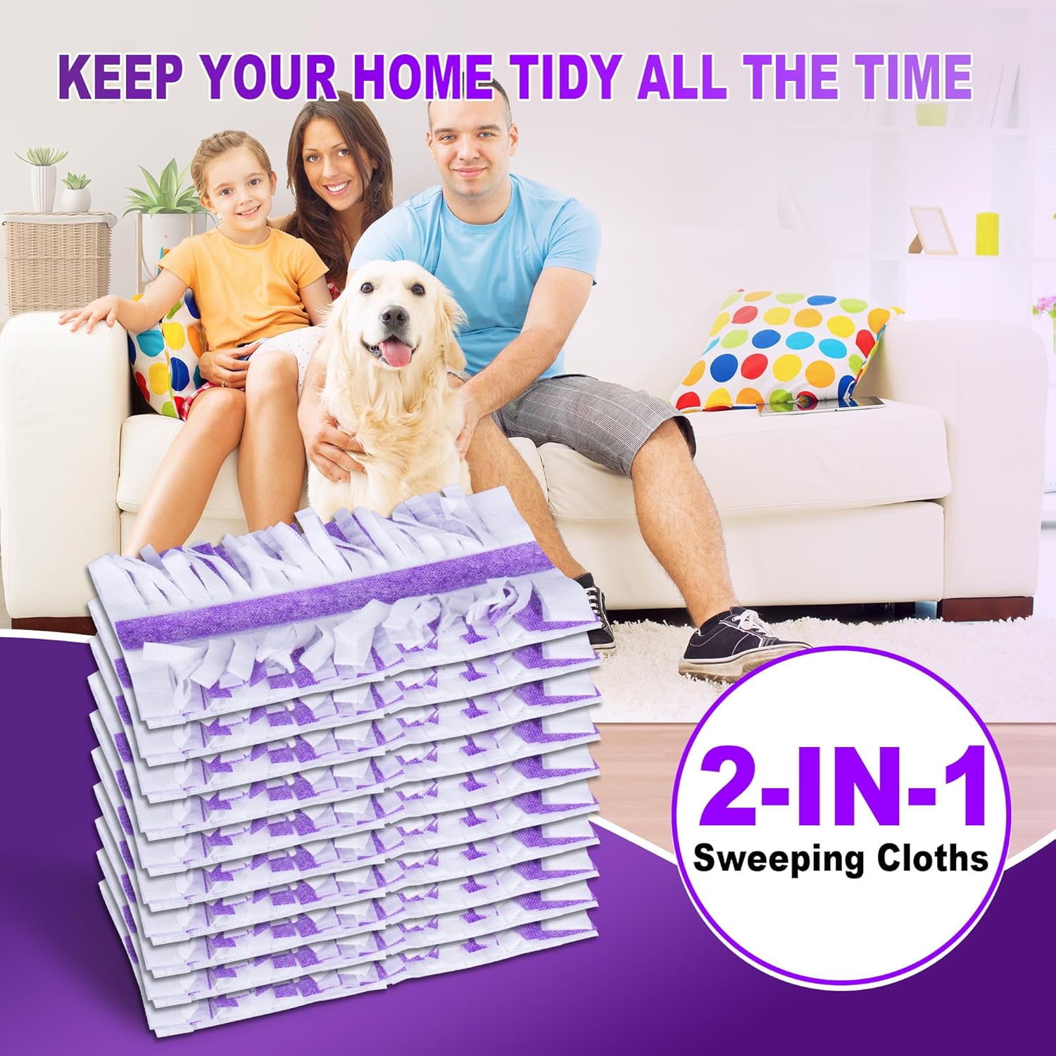 FORSPEEDER 10 Count Swiffer WetJet Mopping Pad Refills