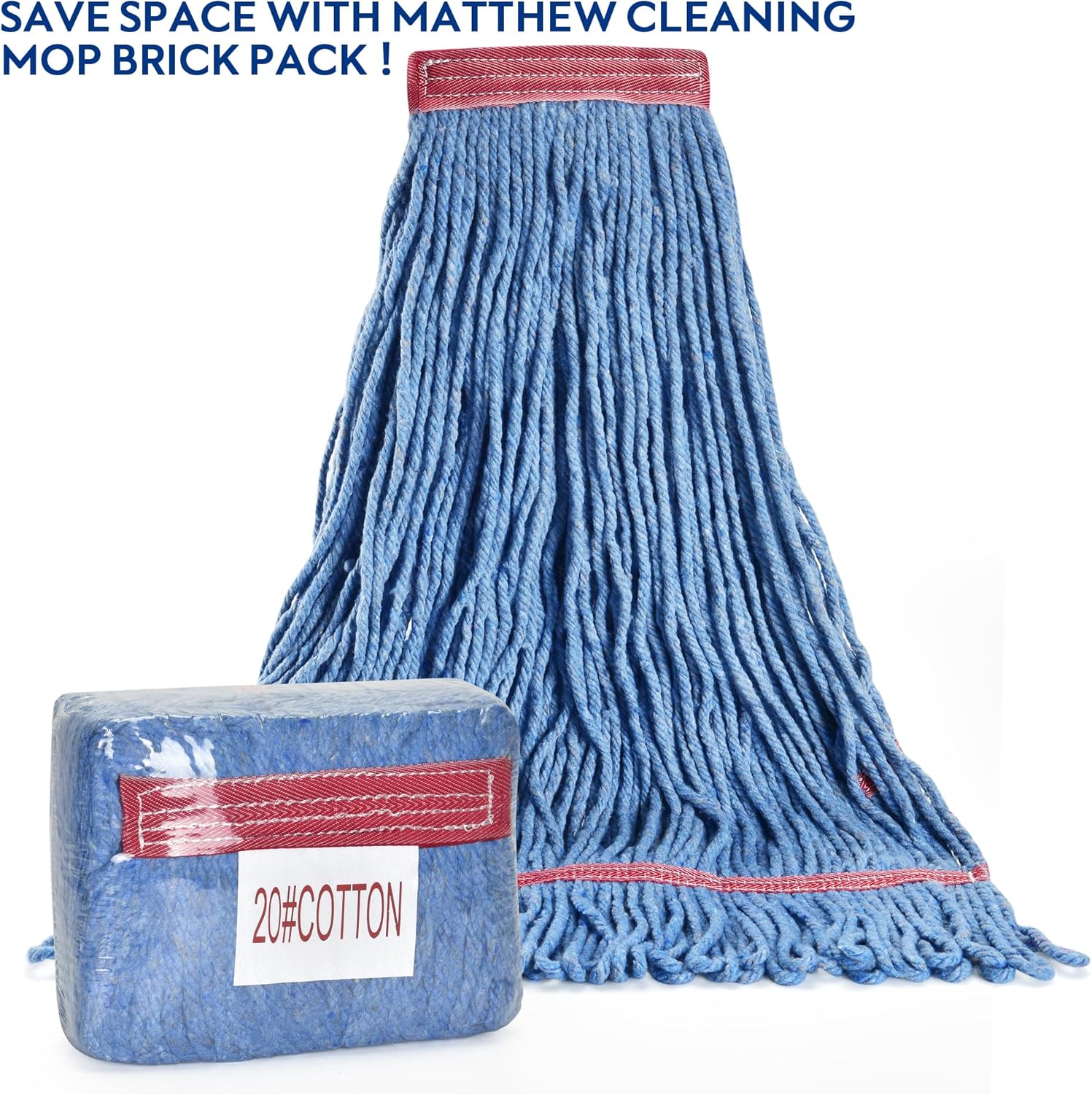 L Luke Supply Matthew Cleaning 20oz Mop Head Refill Pack of 6