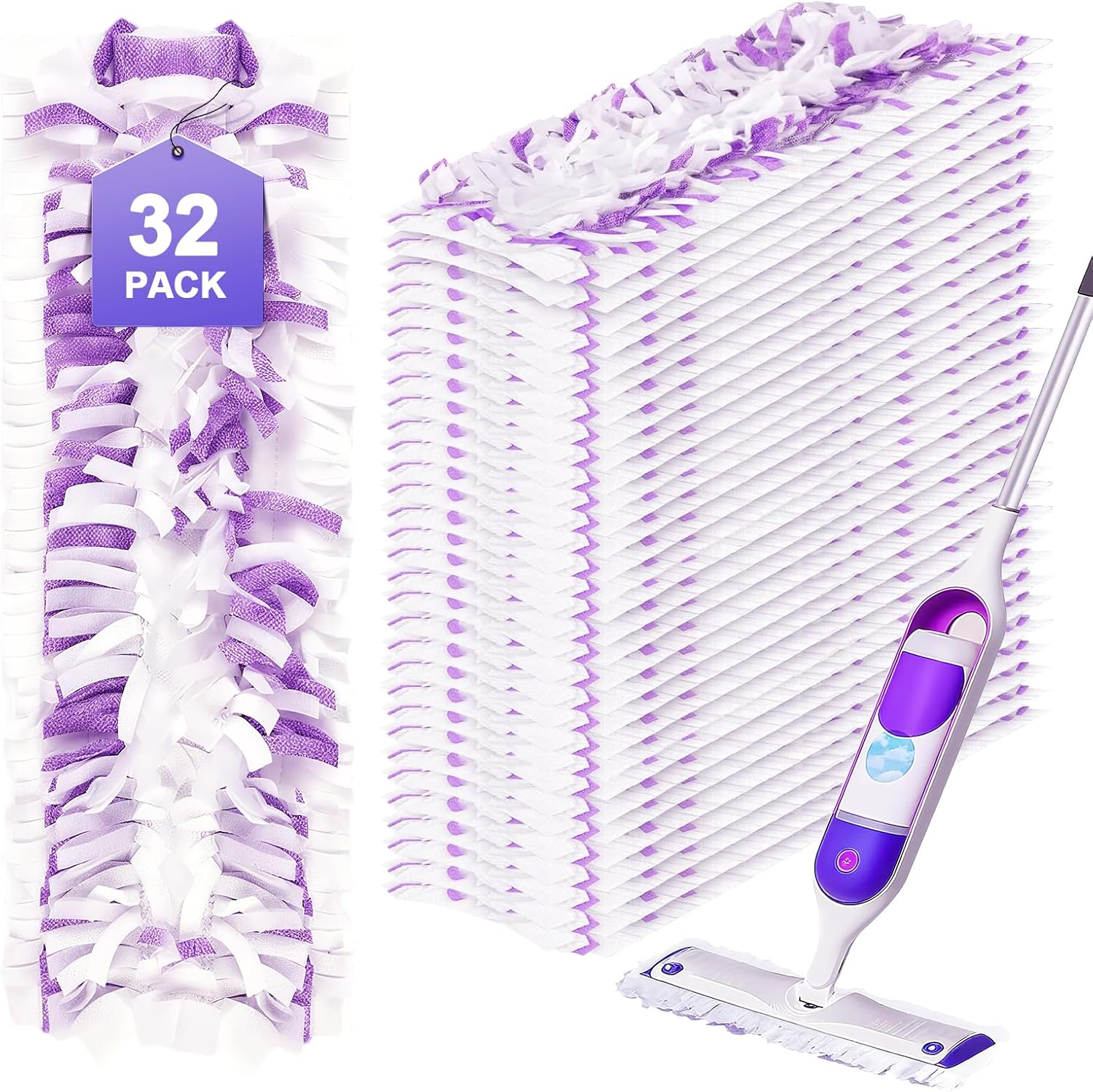 Nyywth 32 Count Swiffer Power Mop Refill Pads