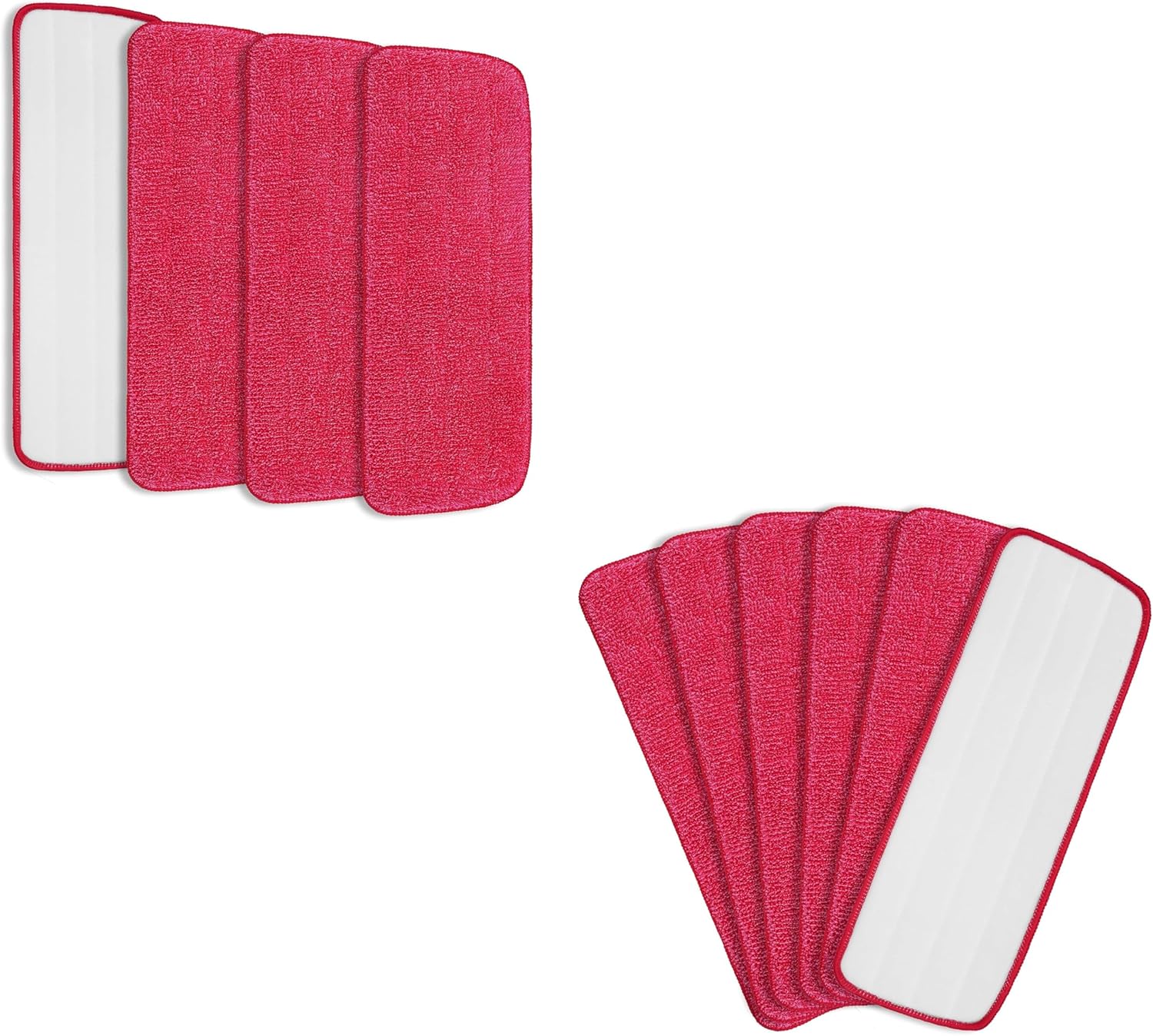 46 Pack Microfiber Mop Pads for Rubbermaid Reveal Spray Mop