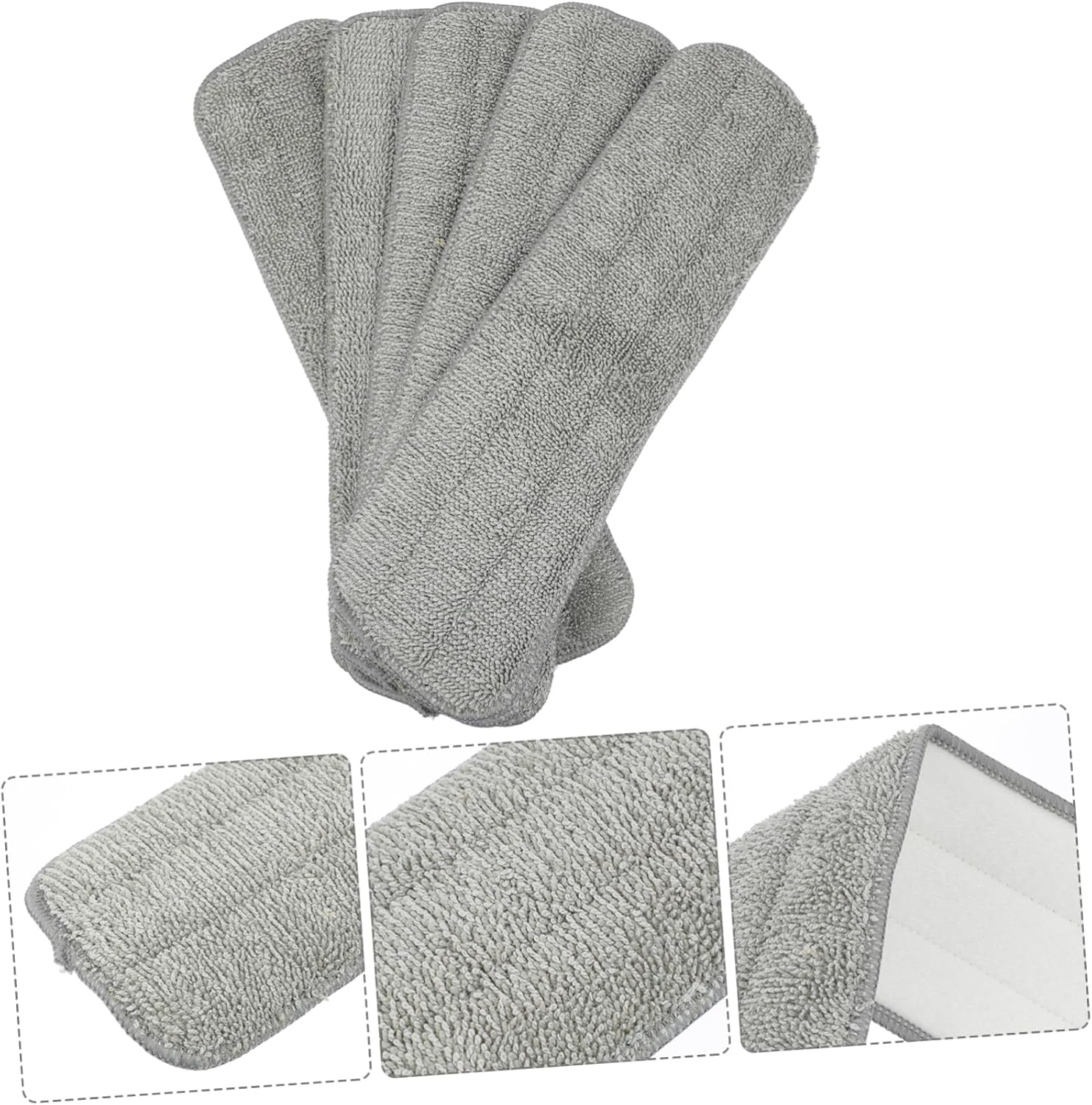5Pcs Spray Mop Pads for Hardwood Tile Marble Floors