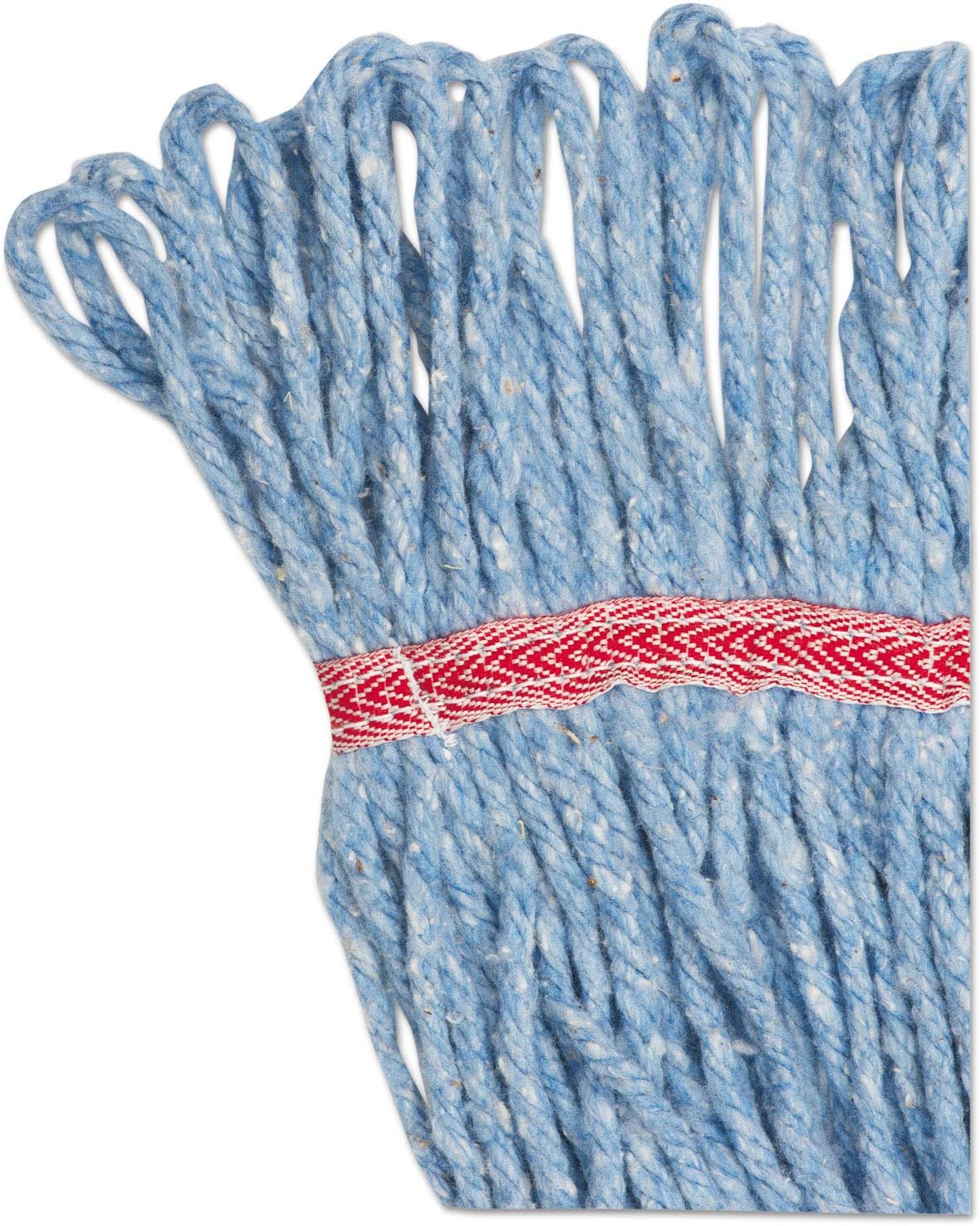 Boardwalk BWK503BLCT 5 in Super Loop Wet Mop Head - Large Blue 12Carton