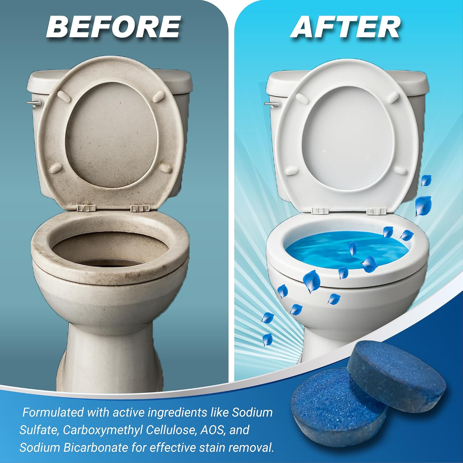 Shinefy Automatic Toilet Cleaner Tablets - 20 Tabs