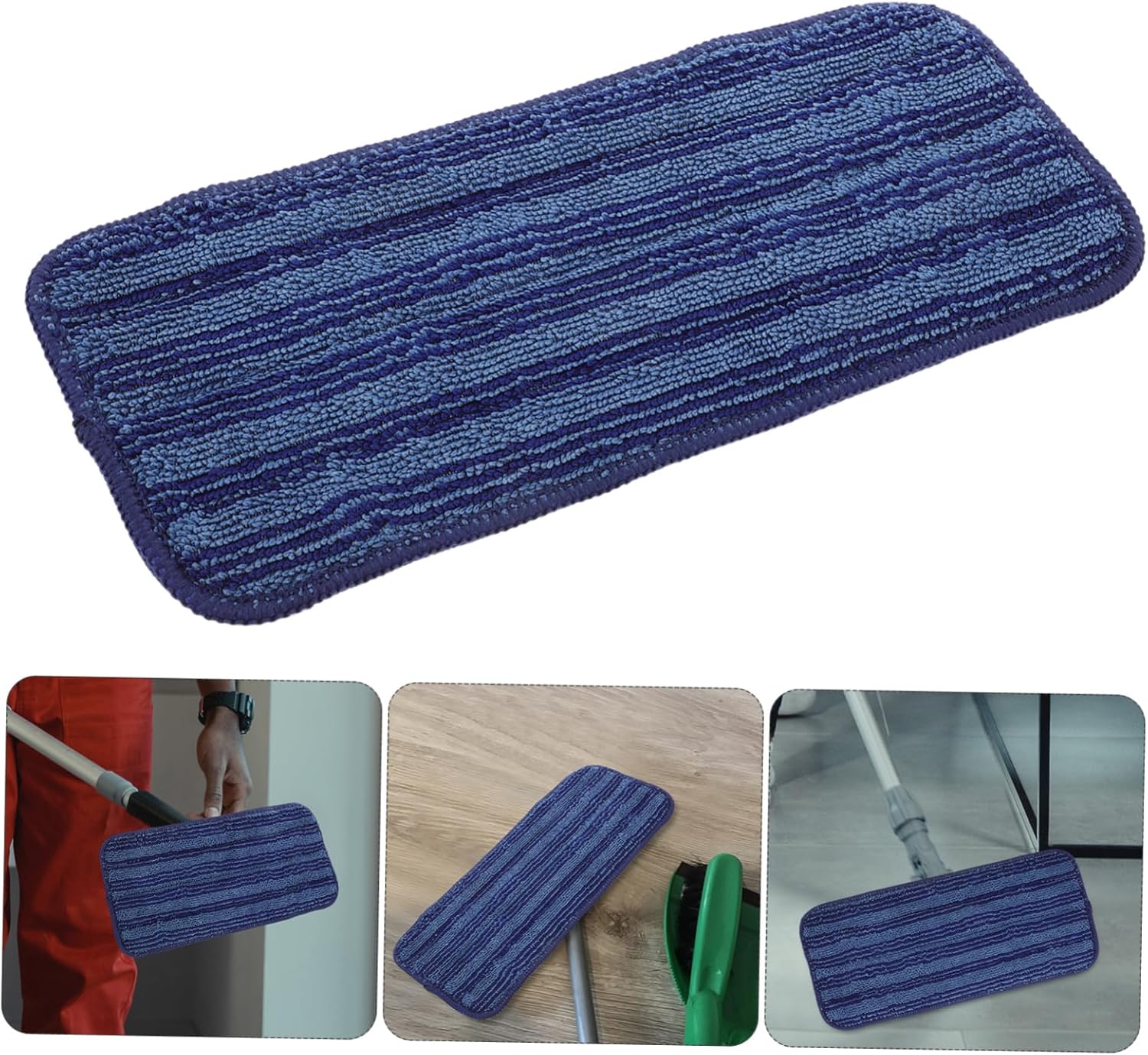 CALLARON Reusable Microfiber Mop Pads for Wet and Dry Cleaning