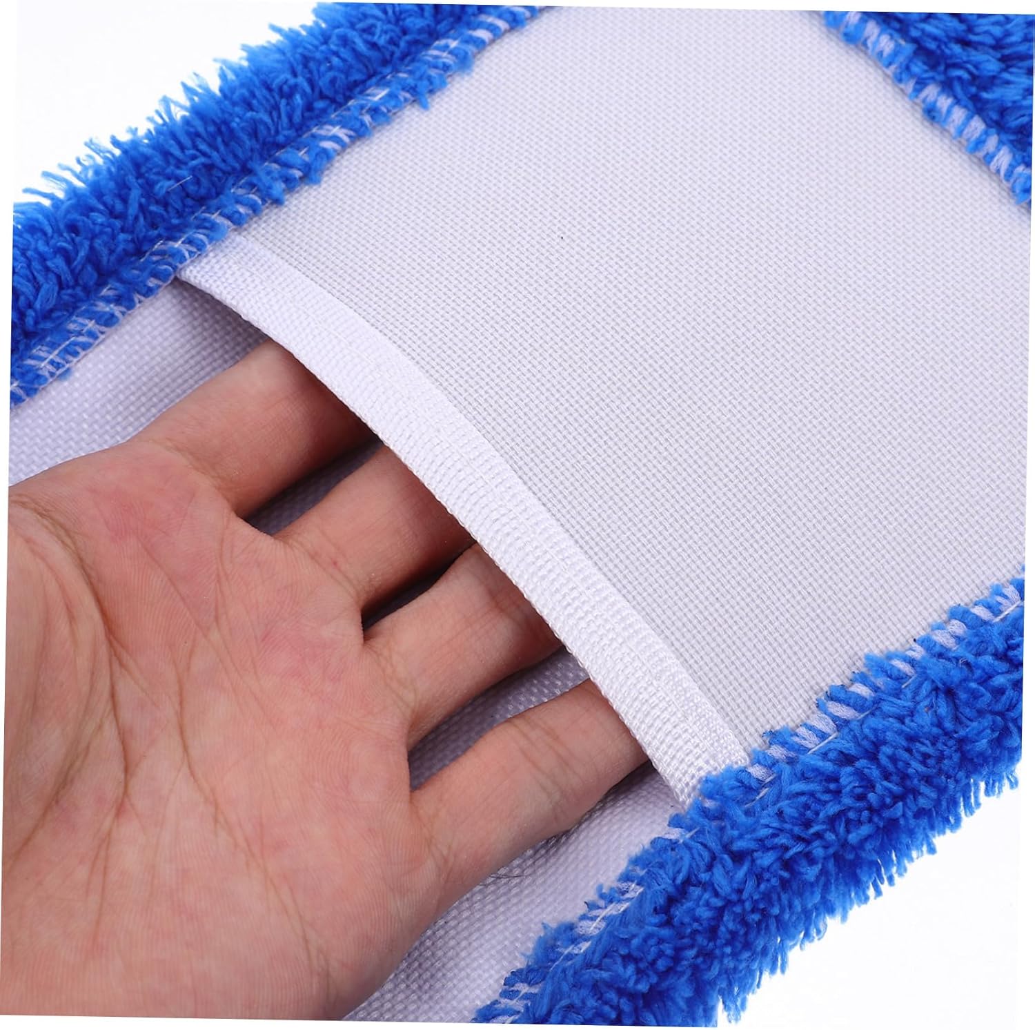 4pcs Coral Fleece Mop Pads Washable Reusable