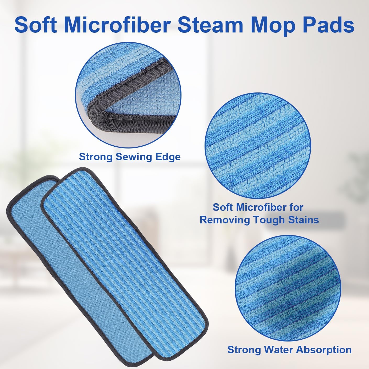 GreeSuit Microfiber Steam Mop Pads for Wagner 905e 915e 925e