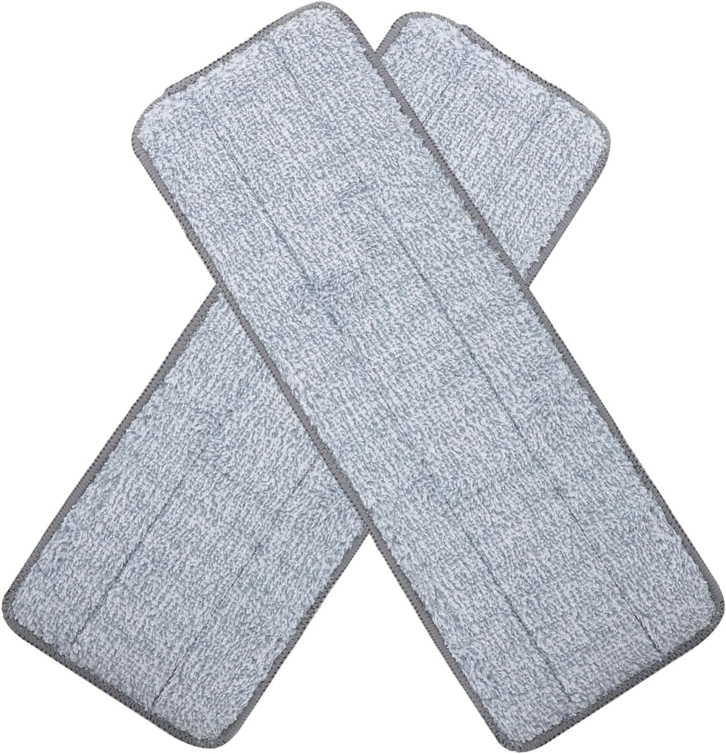 2pcs Microfiber Mop Pads Reusable Floor Cleaning Accessory