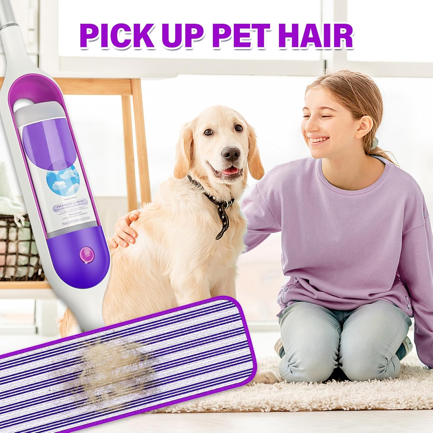 20 Pack Reusable Mop Pads for Swiffer PowerMop 1