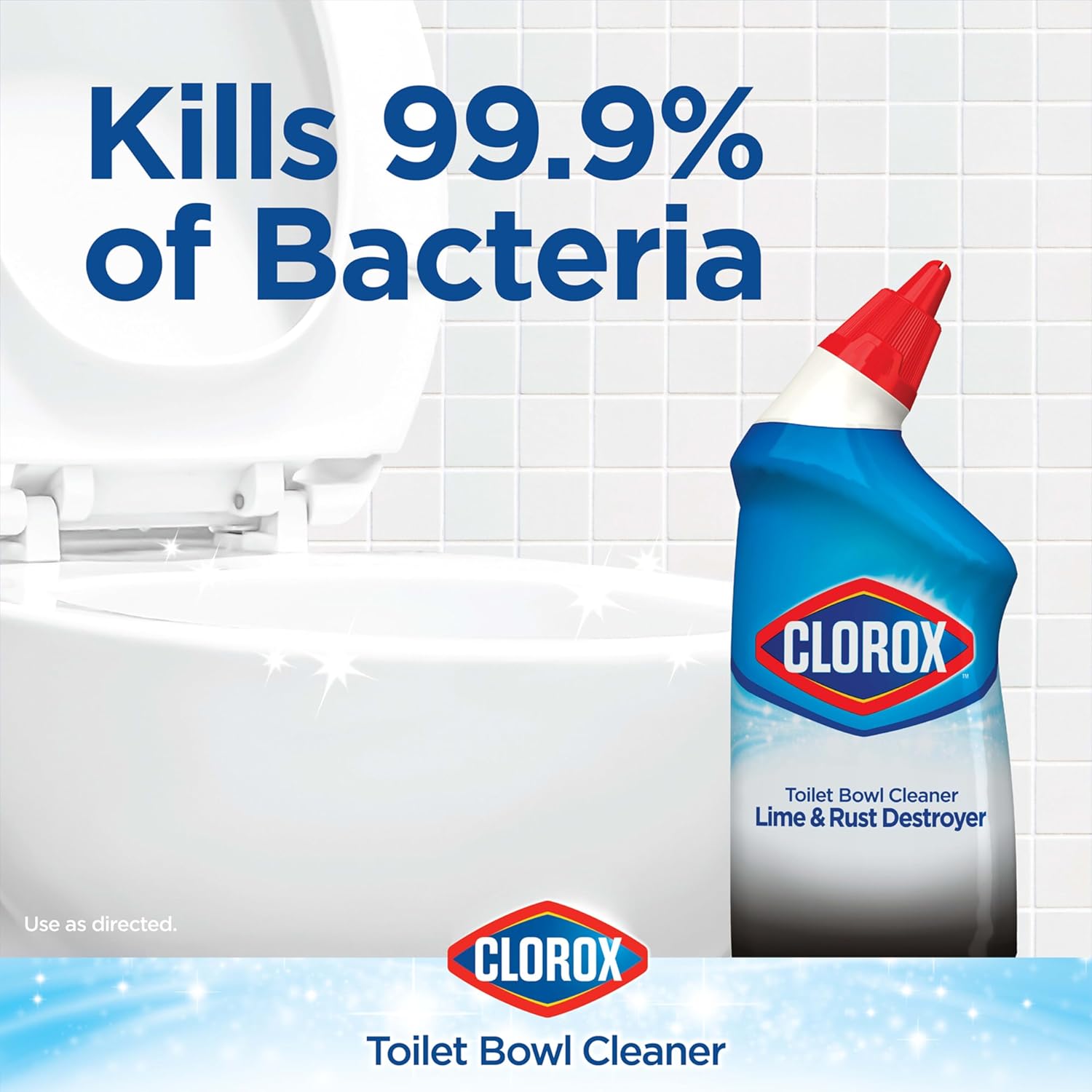 Clorox Toilet Bowl Cleaner Lime Rust Destroyer 24 Oz Pack of 2