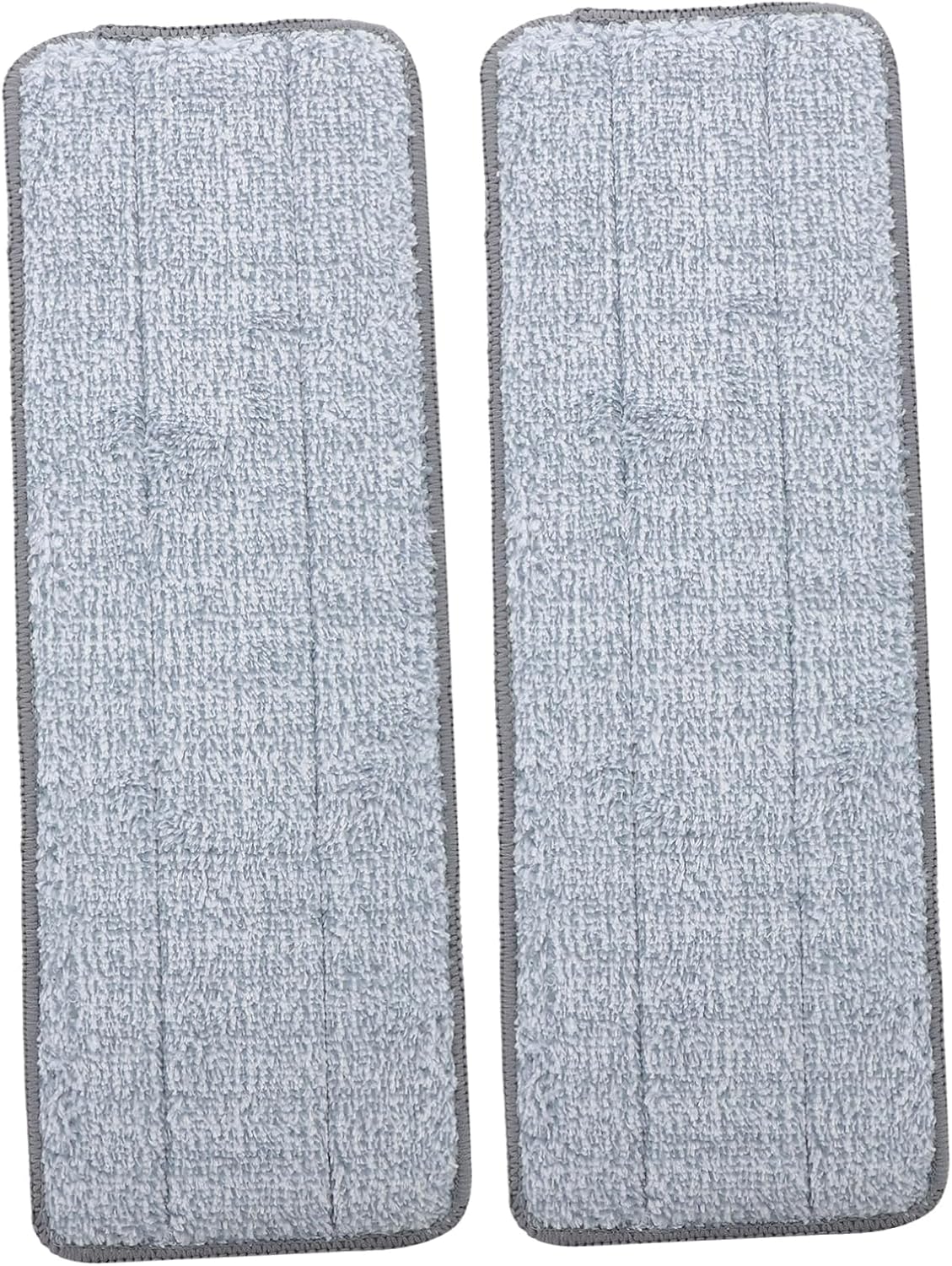 2 Pack Minkissy Mop Pads Wet Dry Cleaning Reusable Floor Mop Heads