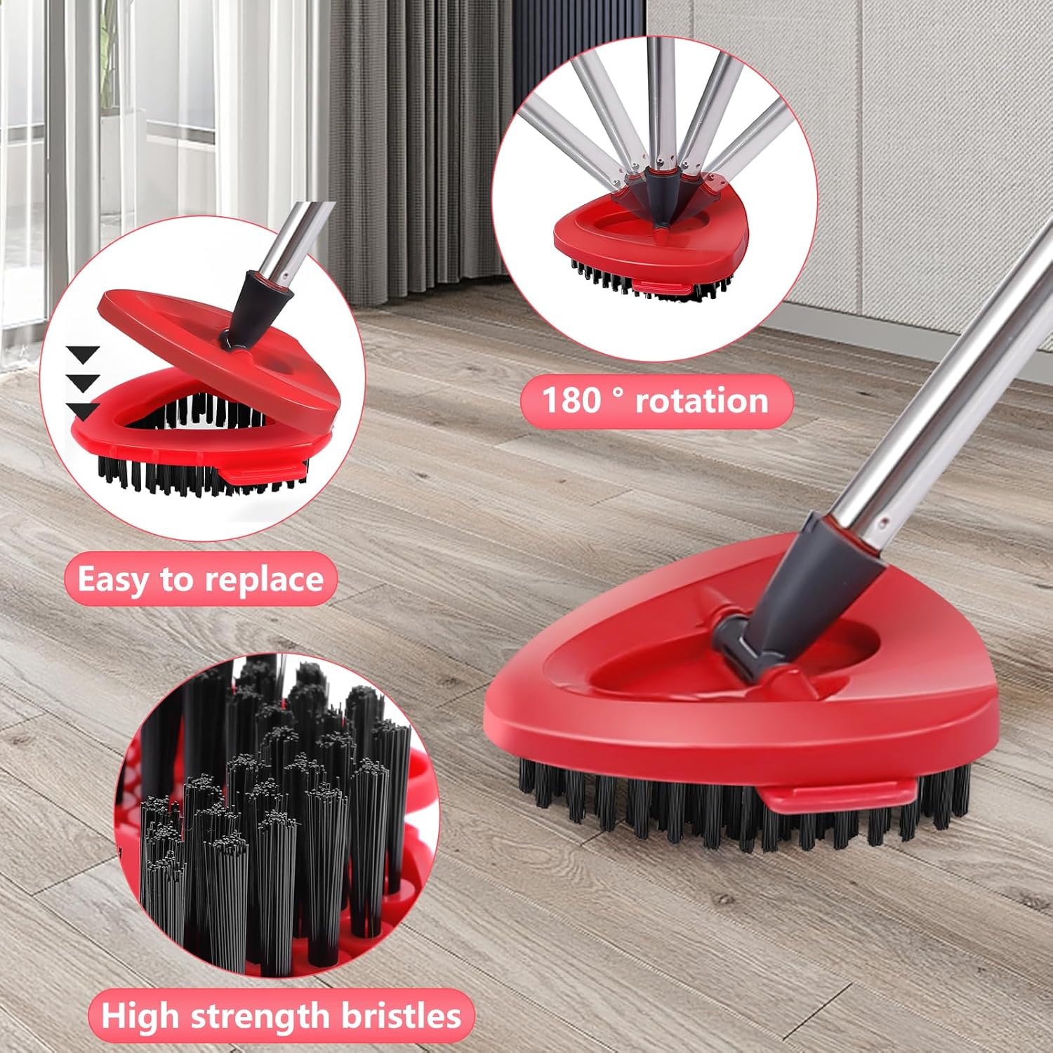 BOCA STORY 4Pcs Spin Mop Refill Combo for O-Ceda