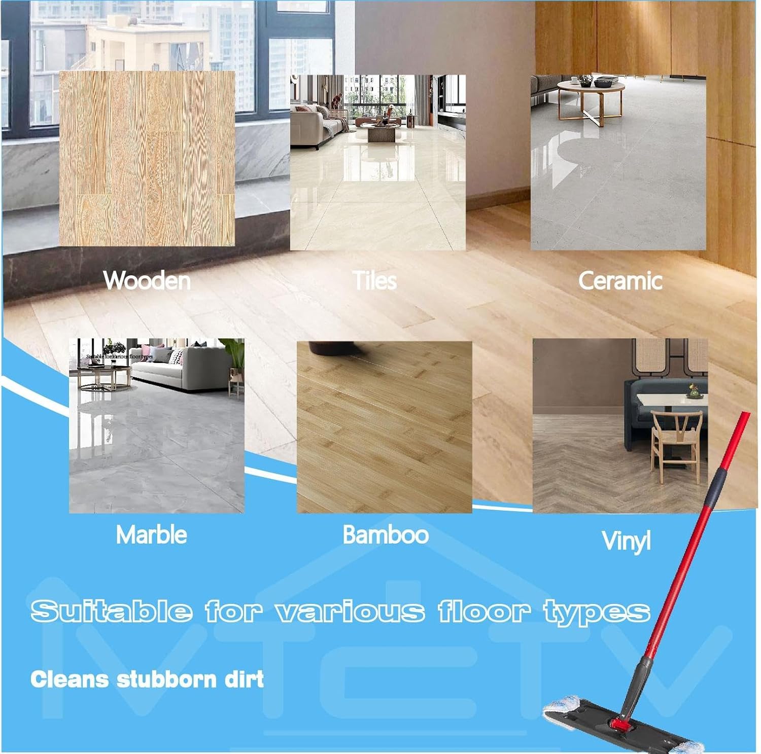 5-Pack O-Cedar H2Pro Replacement Mop Pads - Washable Reusable Microfiber