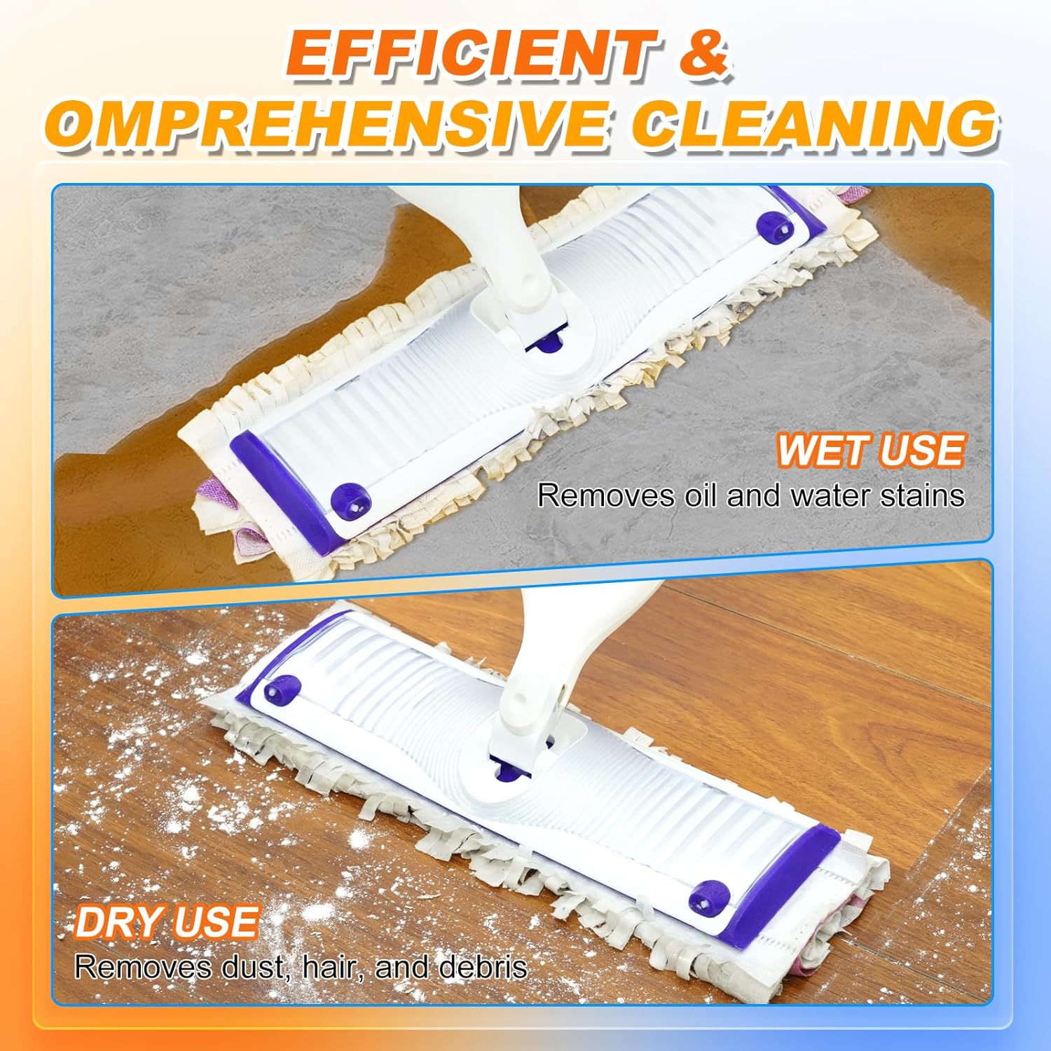 MyKEEPOW 12 Pack Disposable Mopping Pad Refills
