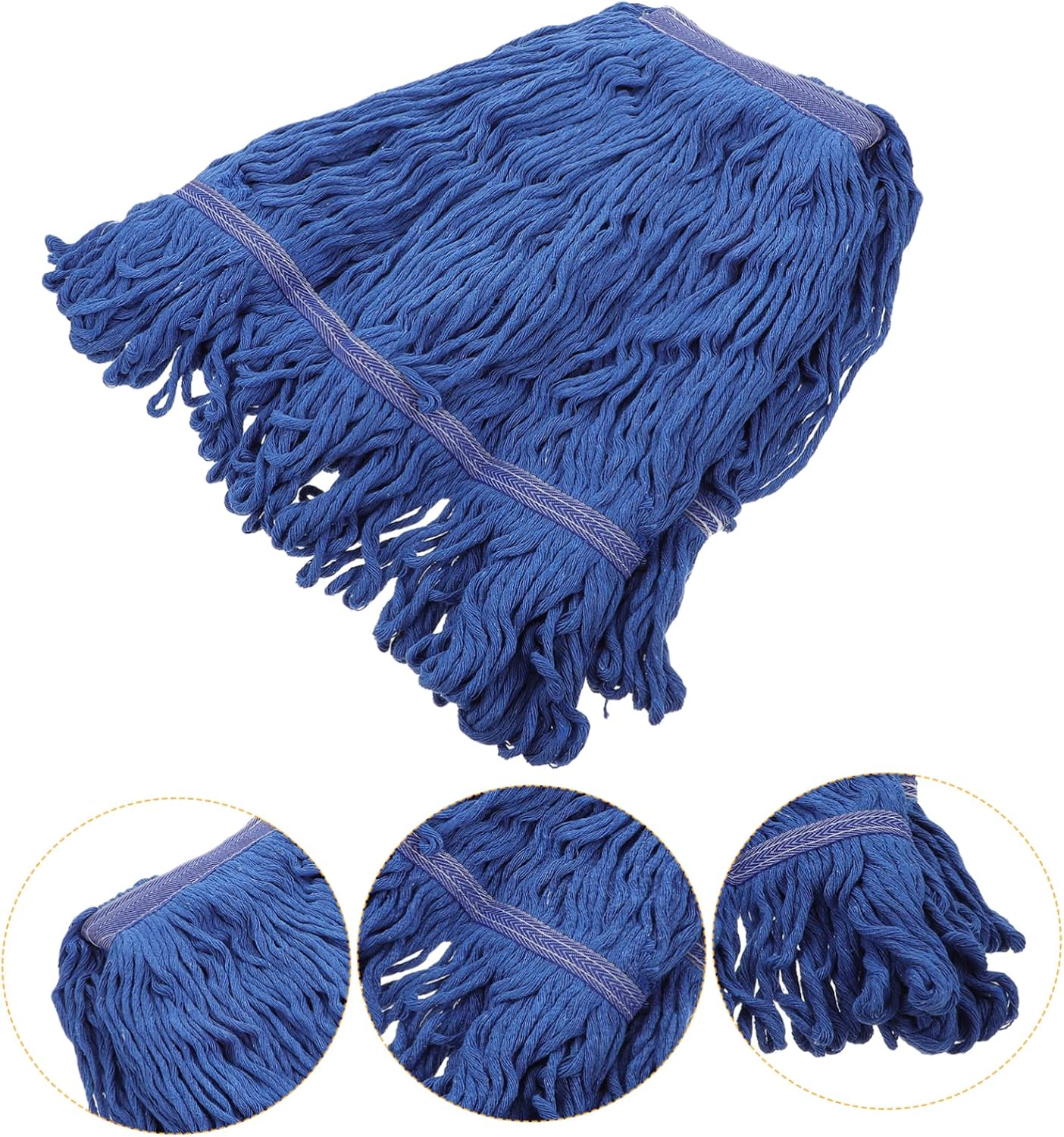 Heavy Duty Cotton Mop Head Replacement for Home and Commercial Use