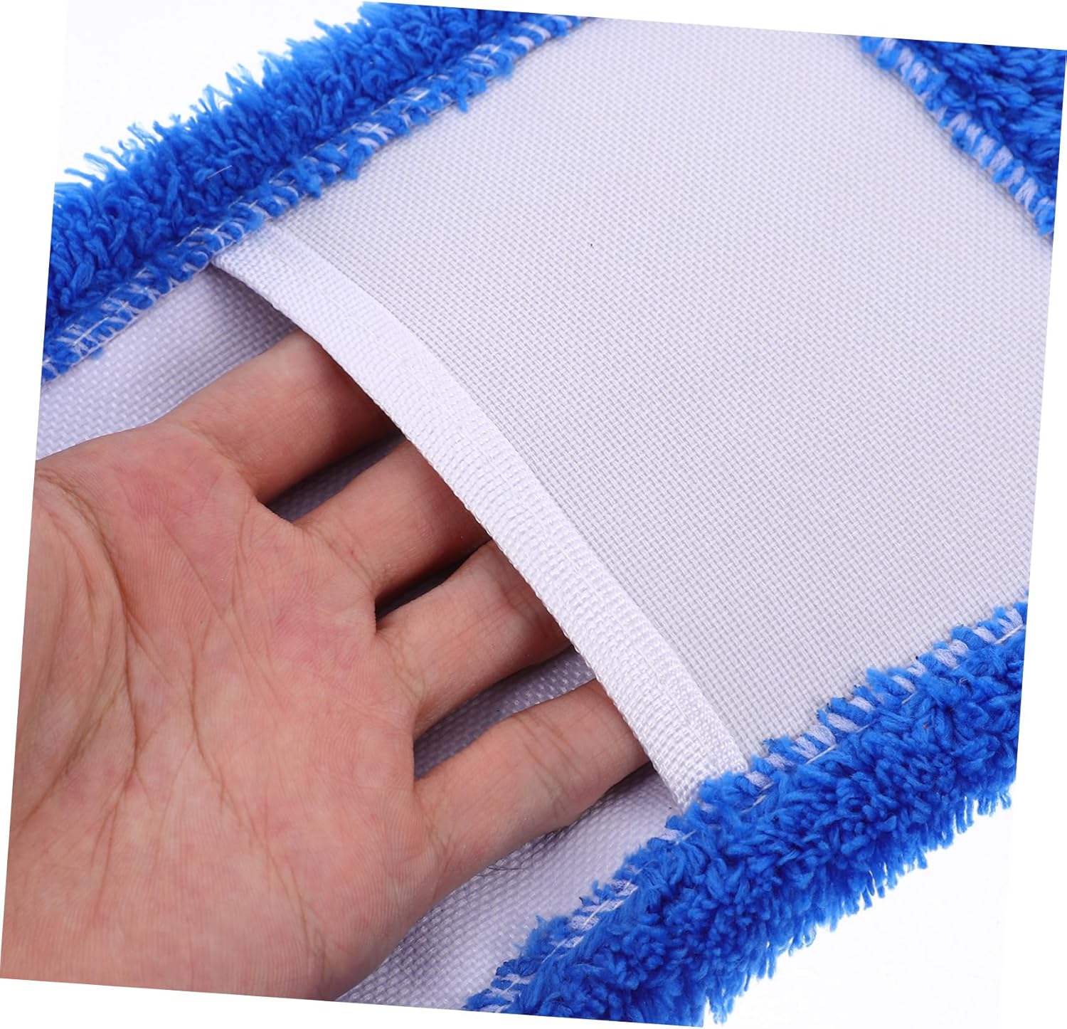 4pcs Coral Fleece Mop Pads - Reusable Machine Washable