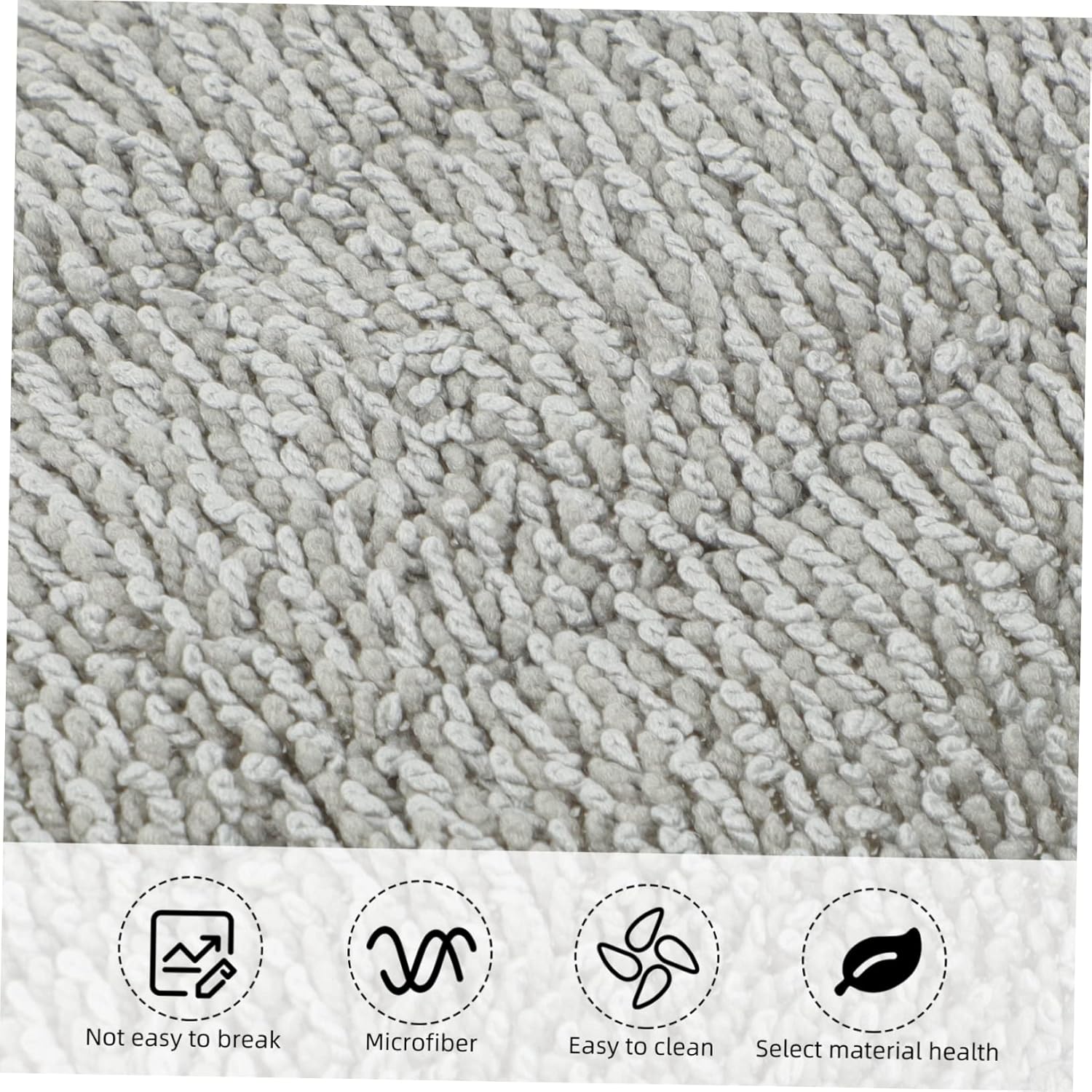 5Pcs Reusable Mop Pads for Efficient Floor Cleaning