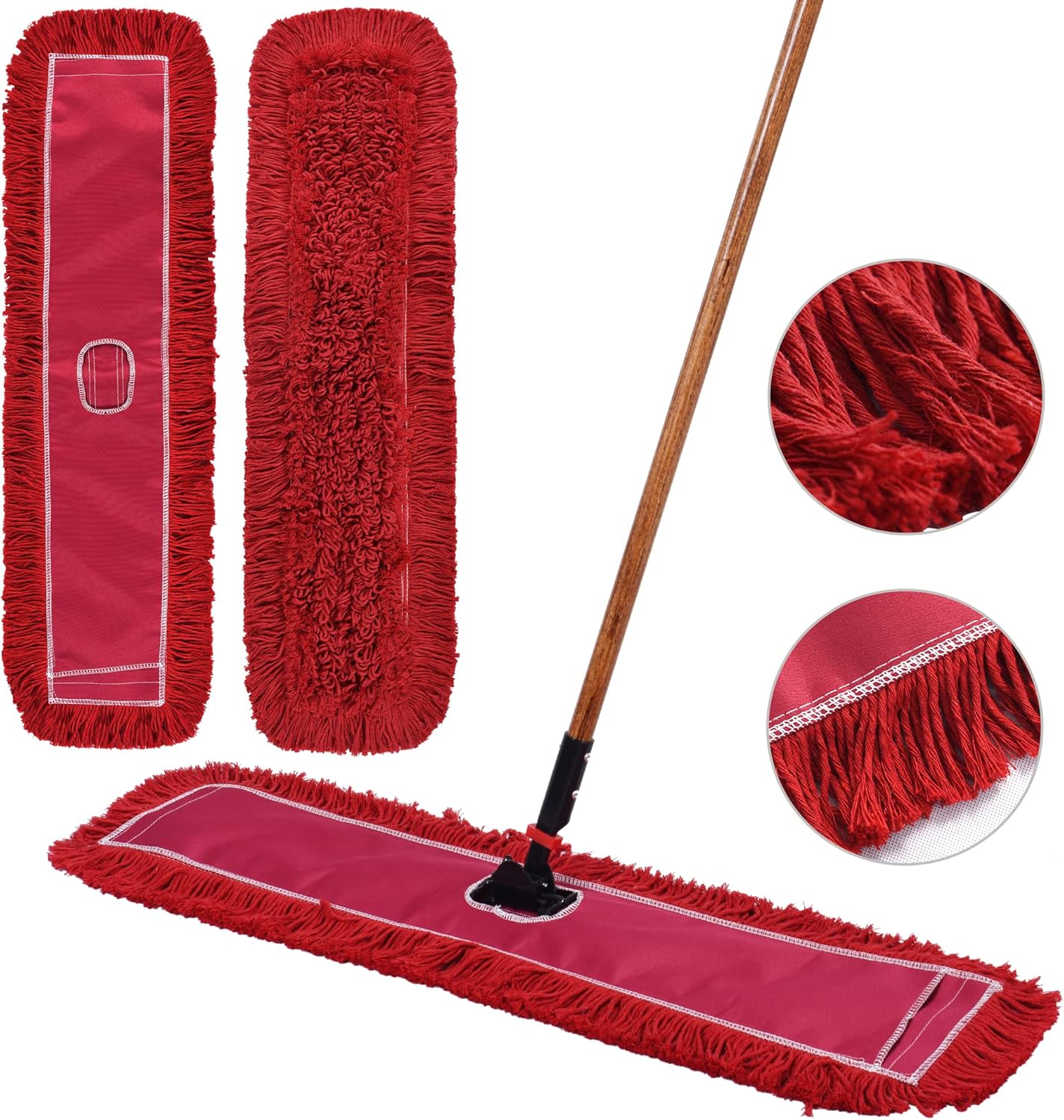 L Luke Supply Matthew 36 Dust Mop Refill 3 Pack Red