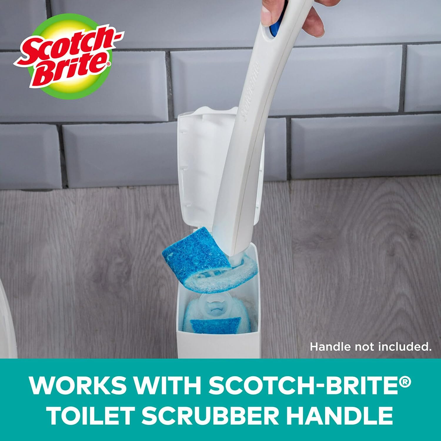 3M Scotch-Brite Toilet Scrubber Refill Pads 30 Count