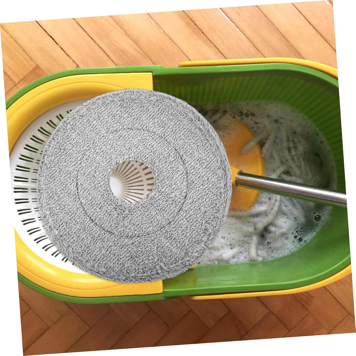 3Pcs Cotton Rotation Mop Heads for Easy Cleaning