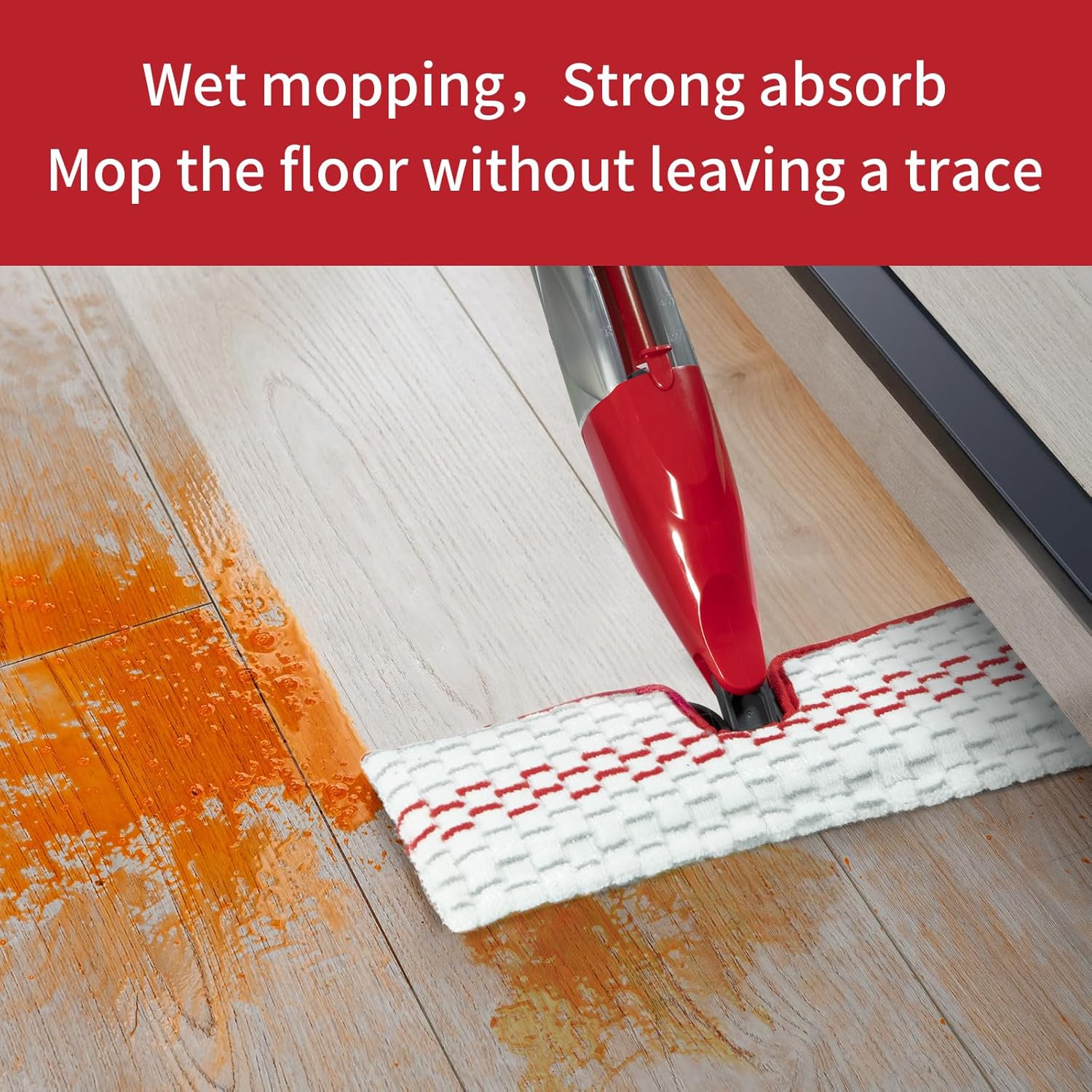 4 Pack Microfiber Spray Mop Pads for Oceda ProMist MAX