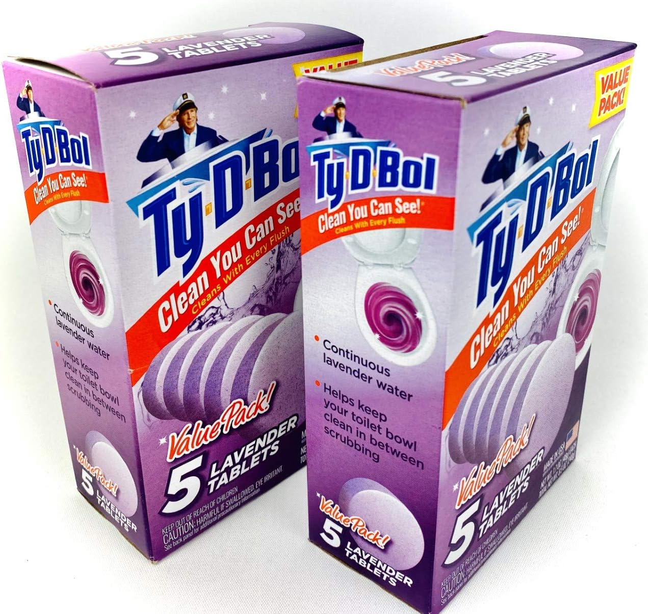 Willert Ty-D-Bol Toilet Cleaning Tablets with Lavender Scent 10 Tabs