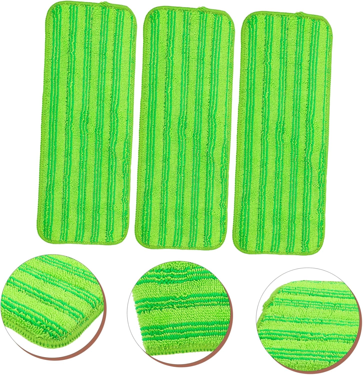 3PCS Microfiber Mop Pads for Hardwood Tile Cleaning