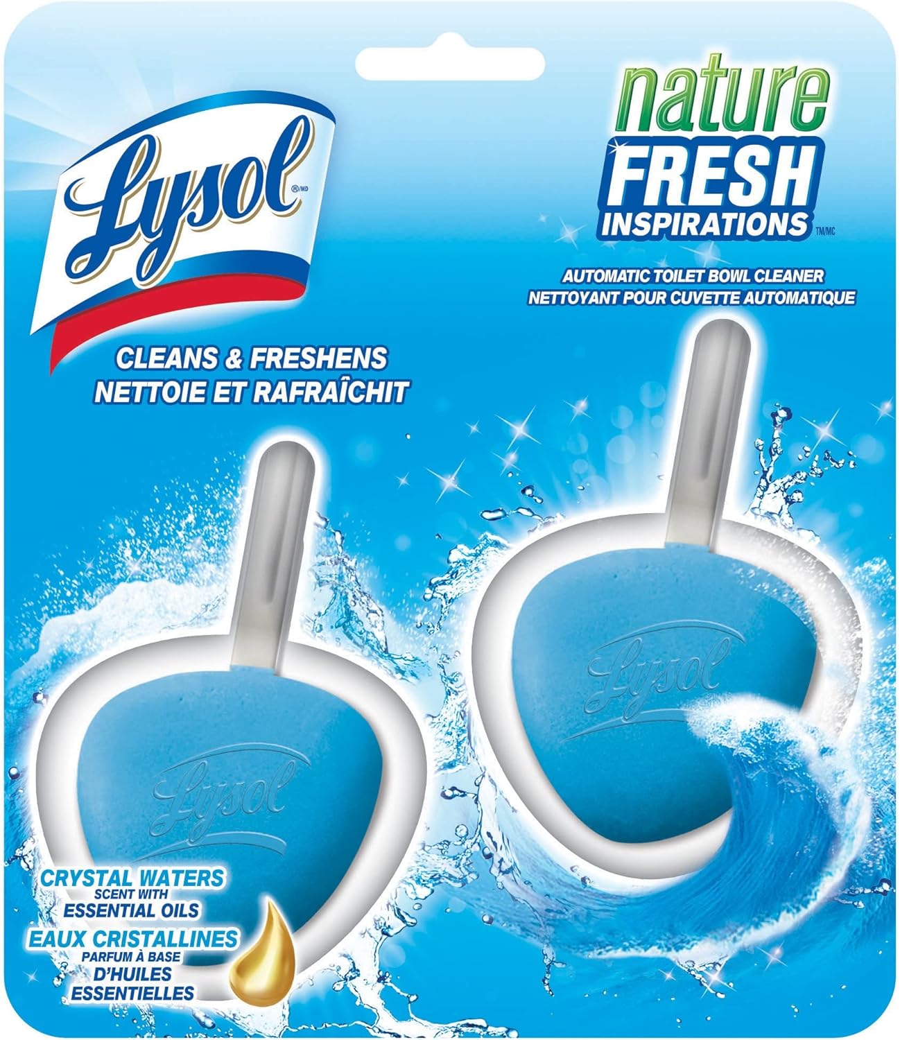 Lysol Automatic Toilet Cleaner 8 Weeks Supply Ocean Fresh Scent