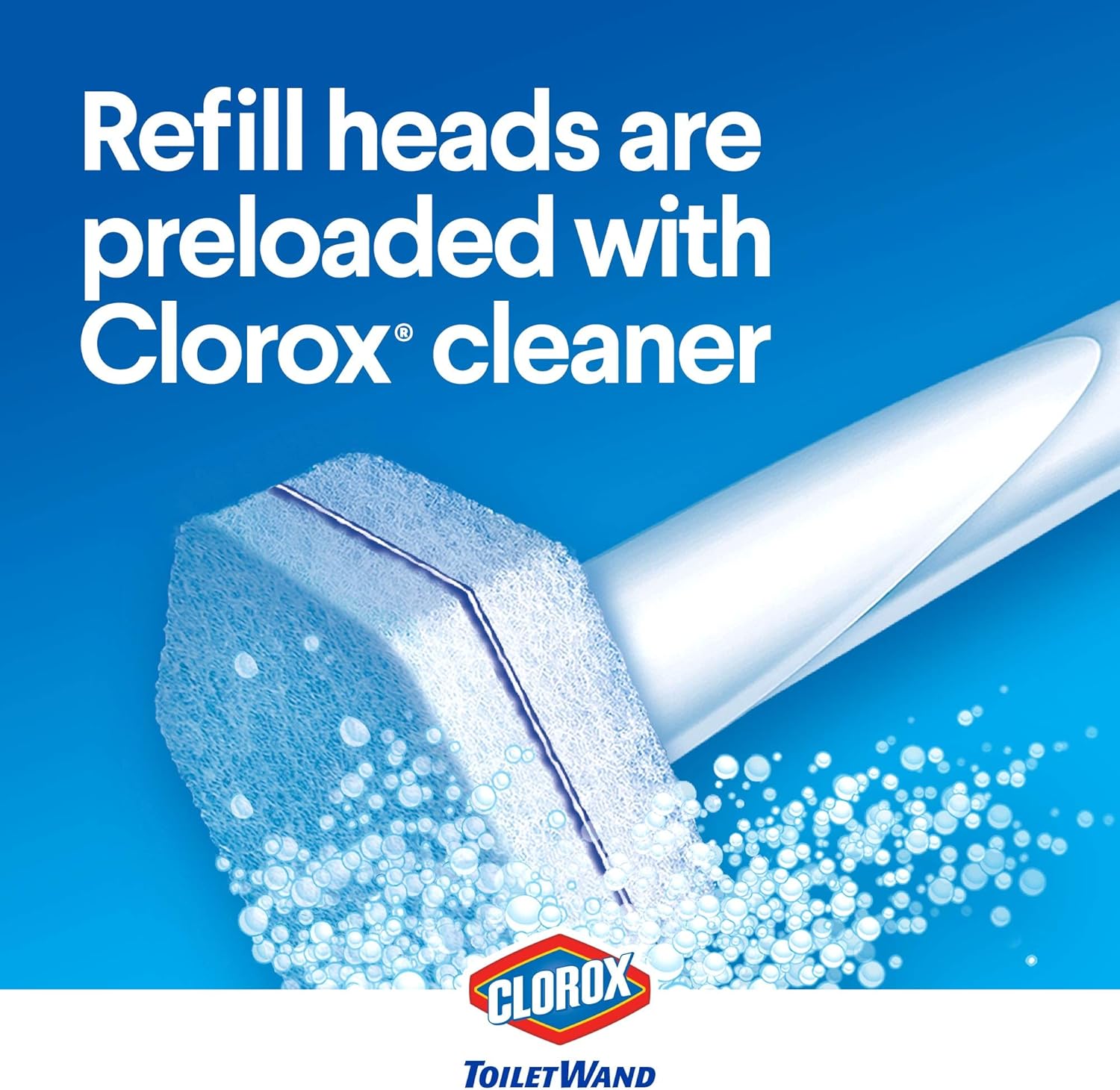 Clorox Wand Heads 6 Count for Powerful Toilet Cleaning