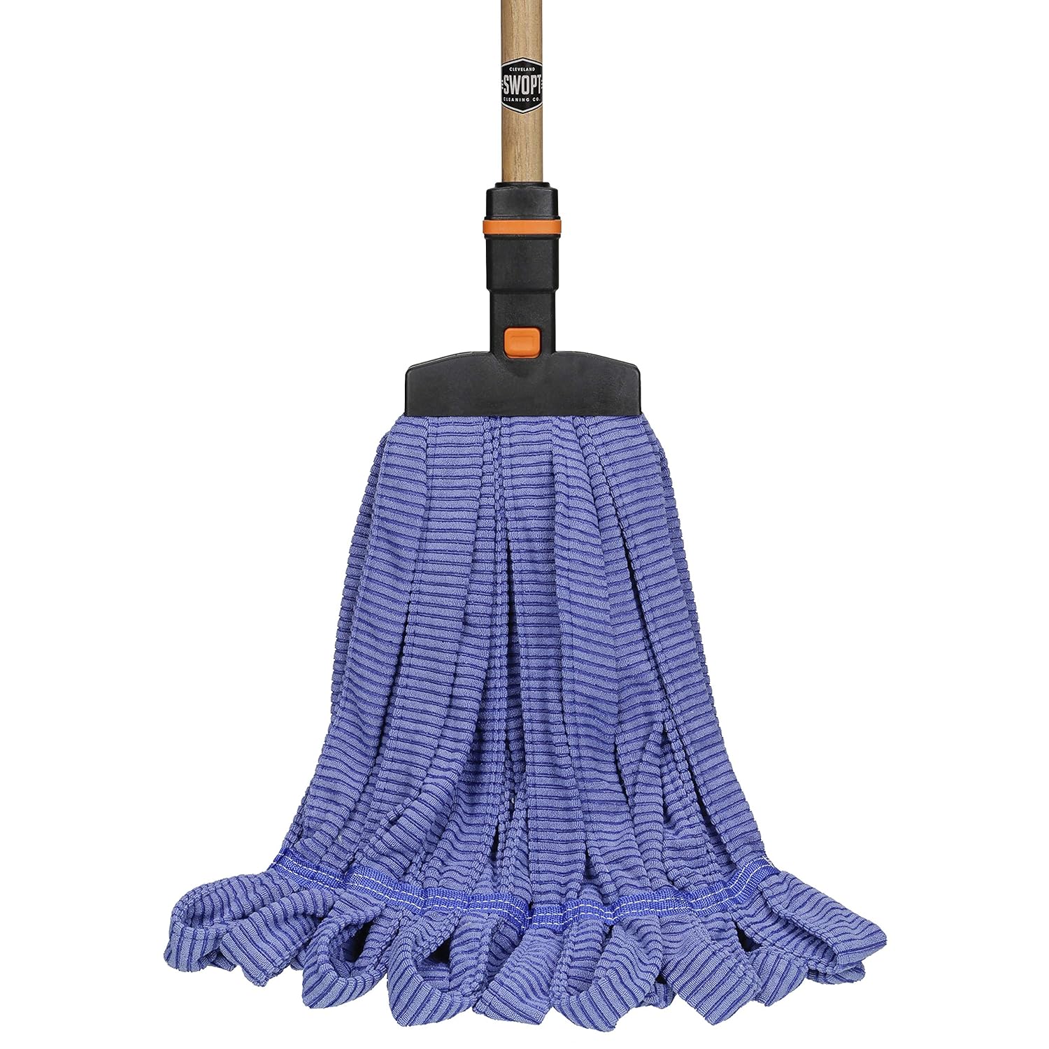 SWOPT Microfiber Wet Mop with Interchangeable Handle