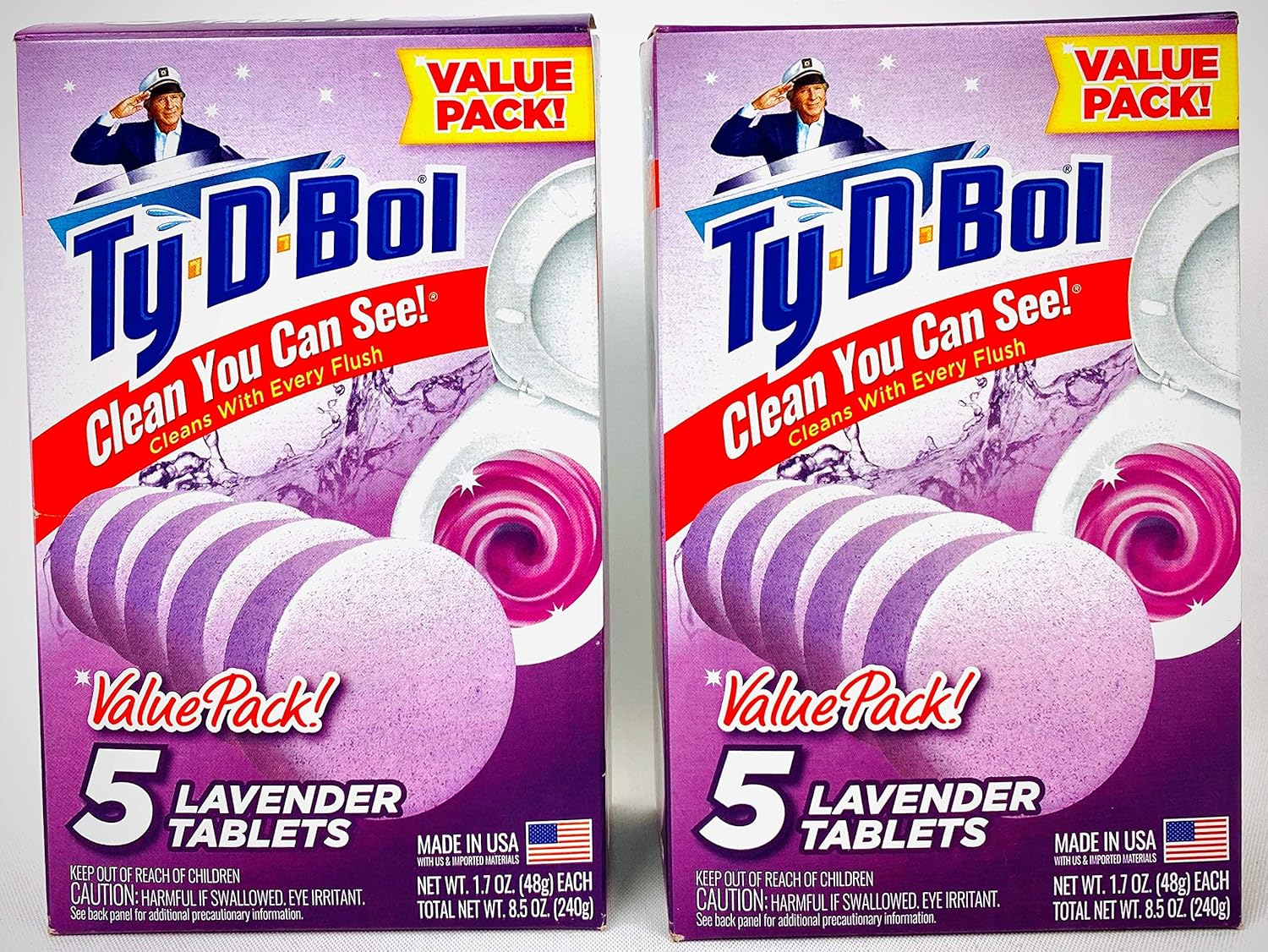 Willert Ty-D-Bol Toilet Cleaning Tablets with Lavender Scent 10 Tabs