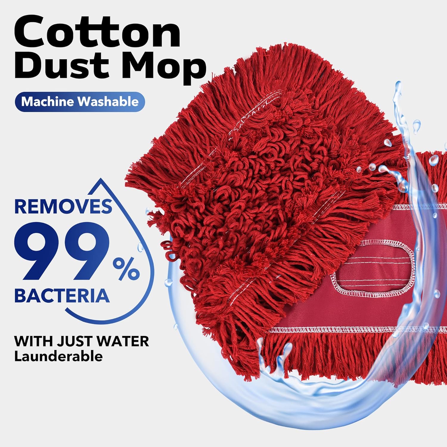 L Luke Supply Matthew 36 Dust Mop Refill 3 Pack Red