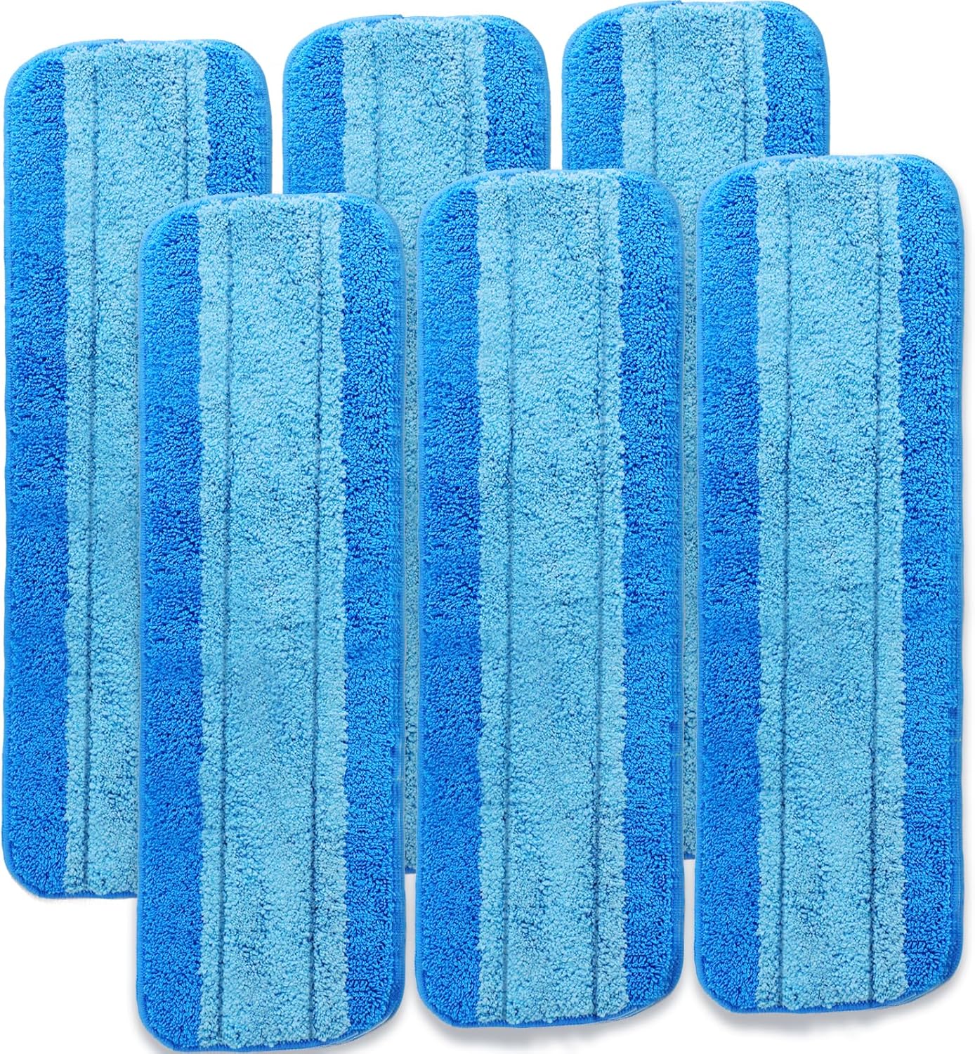 INFICRIME 6 Pack Microfiber Mop Pads for Bona Mop 18 Inch