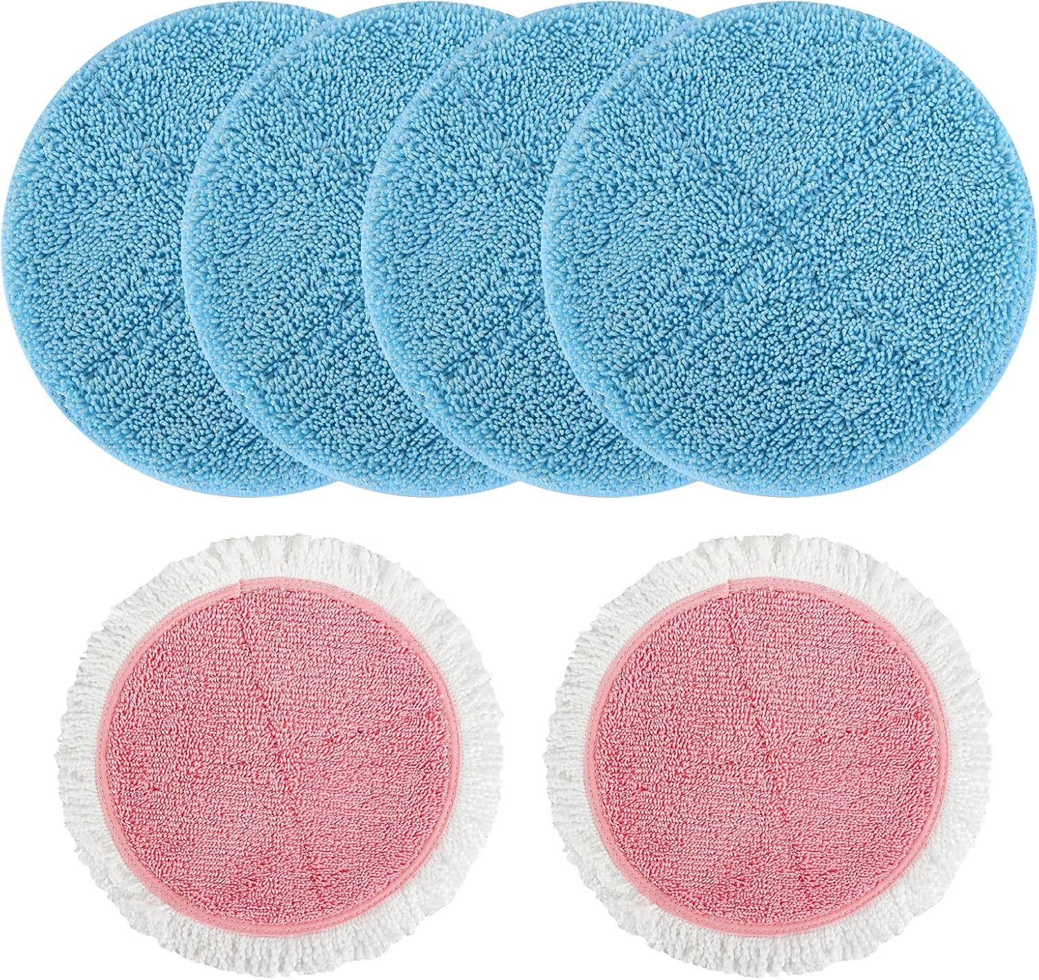 BeiLan 6-Pack Electric Mop Pads for 728 Inch Floor Cleaning