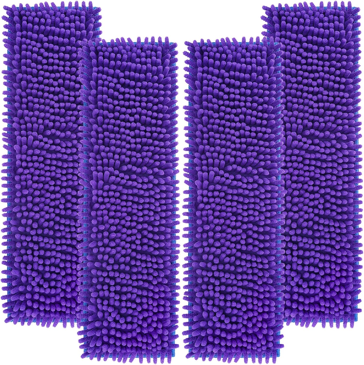 KEEPOW Microfiber Mop Pad Replacement 18 Inch 43 Pack Washable Reusable