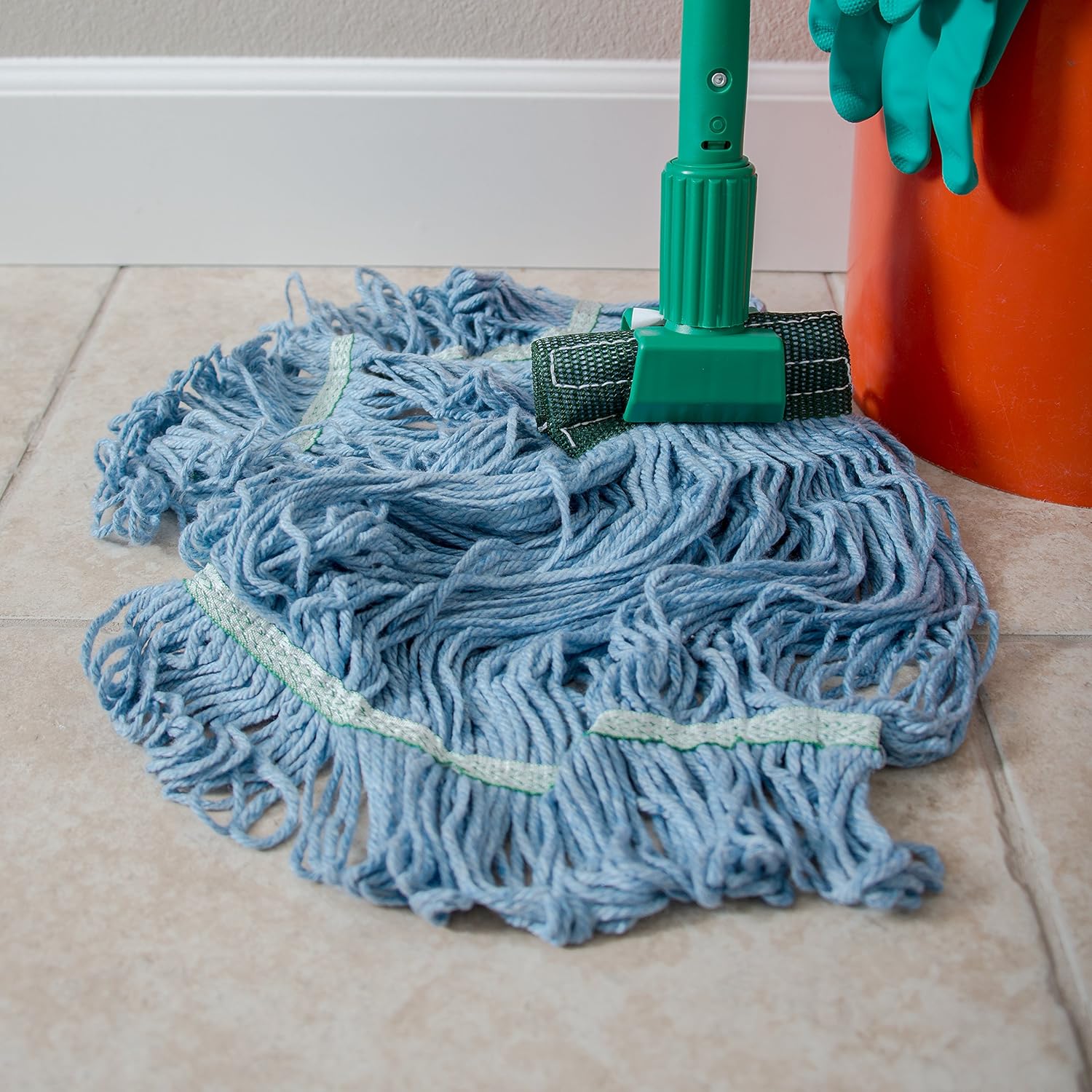 Sparta Flo-Pac Cotton Mop Head Medium Blue